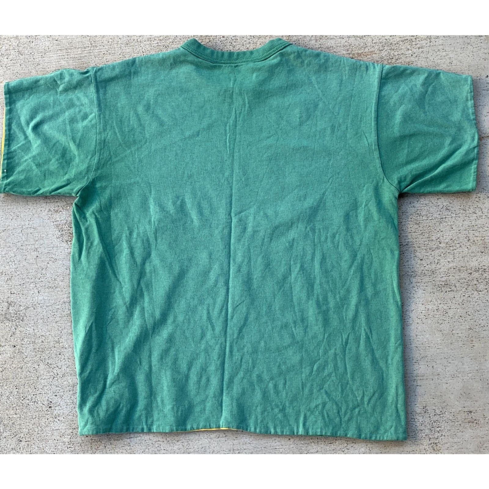 Vintage VINTAGE FISHER PE Shirt Reversible T-Shirt Graphic Tee Men S/M Green Short Sleeve Reversible Graphic Tee Size US S / EU 44-46 / 1 - 7 Thumbnail