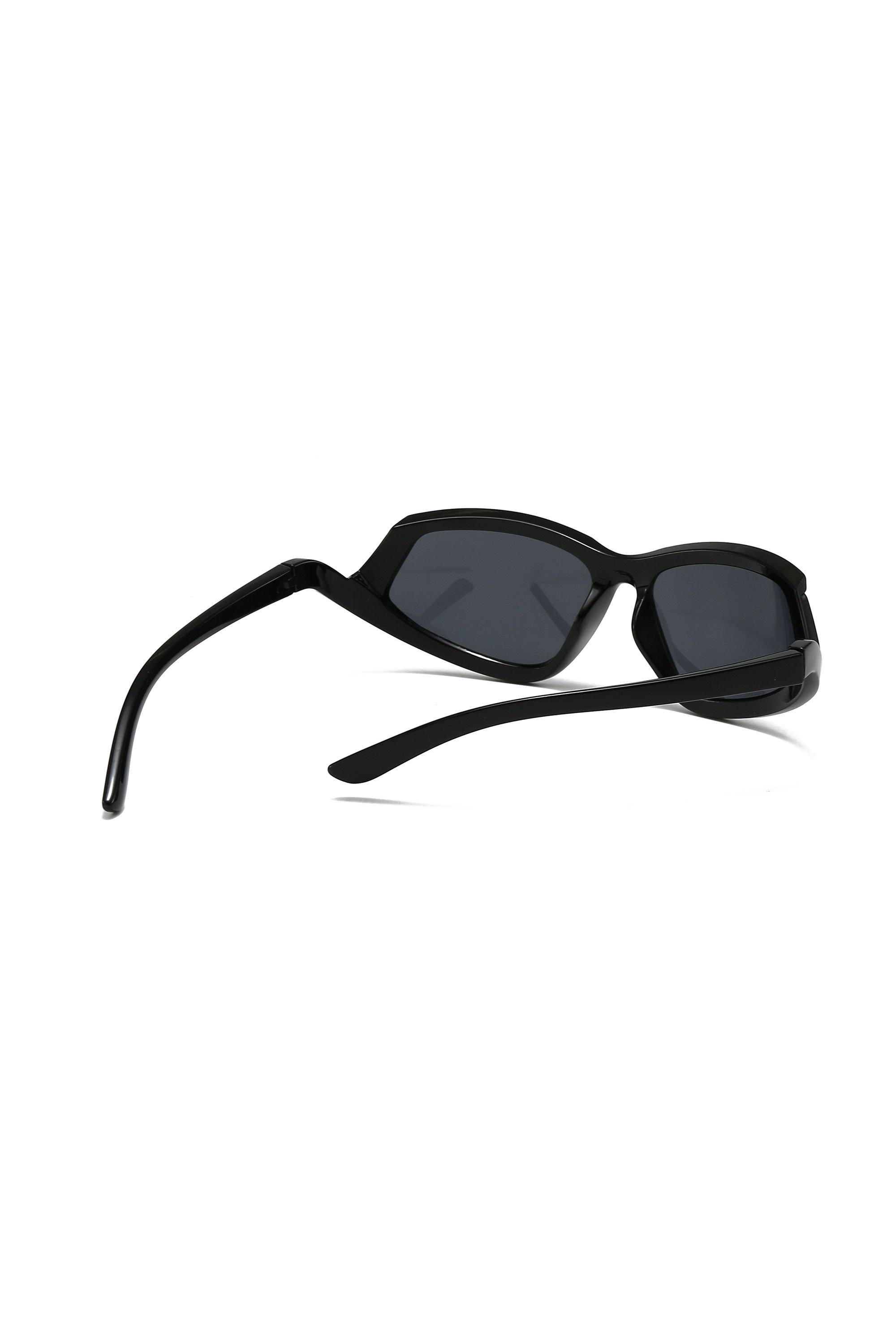 Japanese Brand Y2k Avant Garde Futuristic Black Sunglasses Unisex OS Size ONE SIZE - 3 Thumbnail