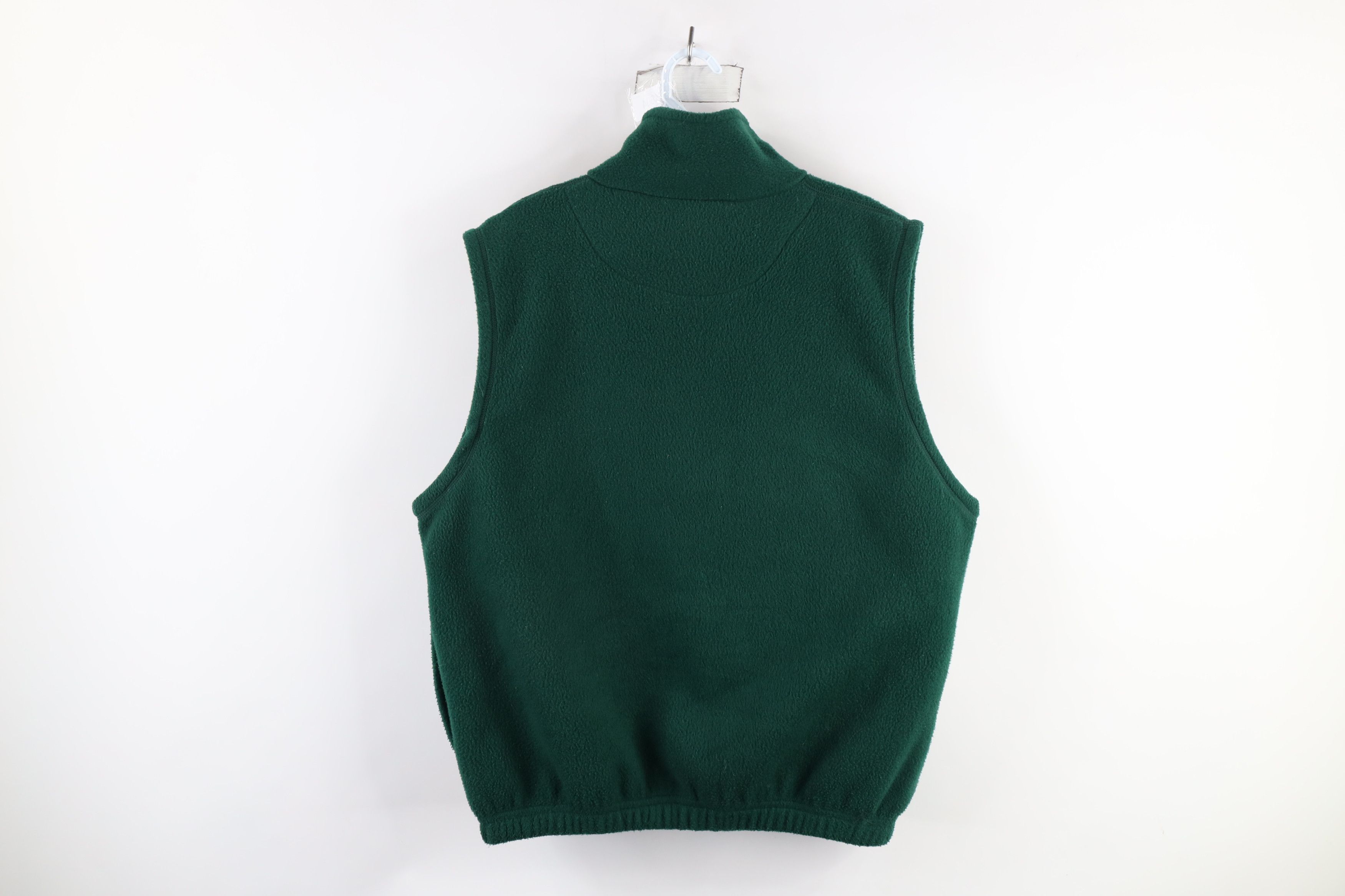 Jeep × Vintage Vintage 90s Jeep Gear Zip Fleece Vest Jacket Green USA Size US XL / EU 56 / 4 - 10 Thumbnail