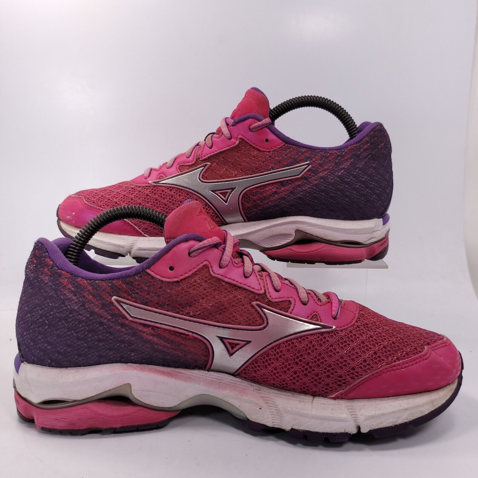 Mizuno Mizuno Wave Rider 19 Shoe Womens Size 9 J1GD160303 Pink Size US 9 / IT 39 - 6 Thumbnail