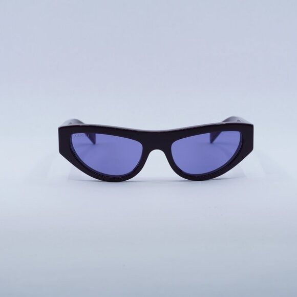 Gucci 🕶️ New Gucci GG1919S 007 Plum/Violet Sunglasses Size ONE SIZE - 3 Thumbnail