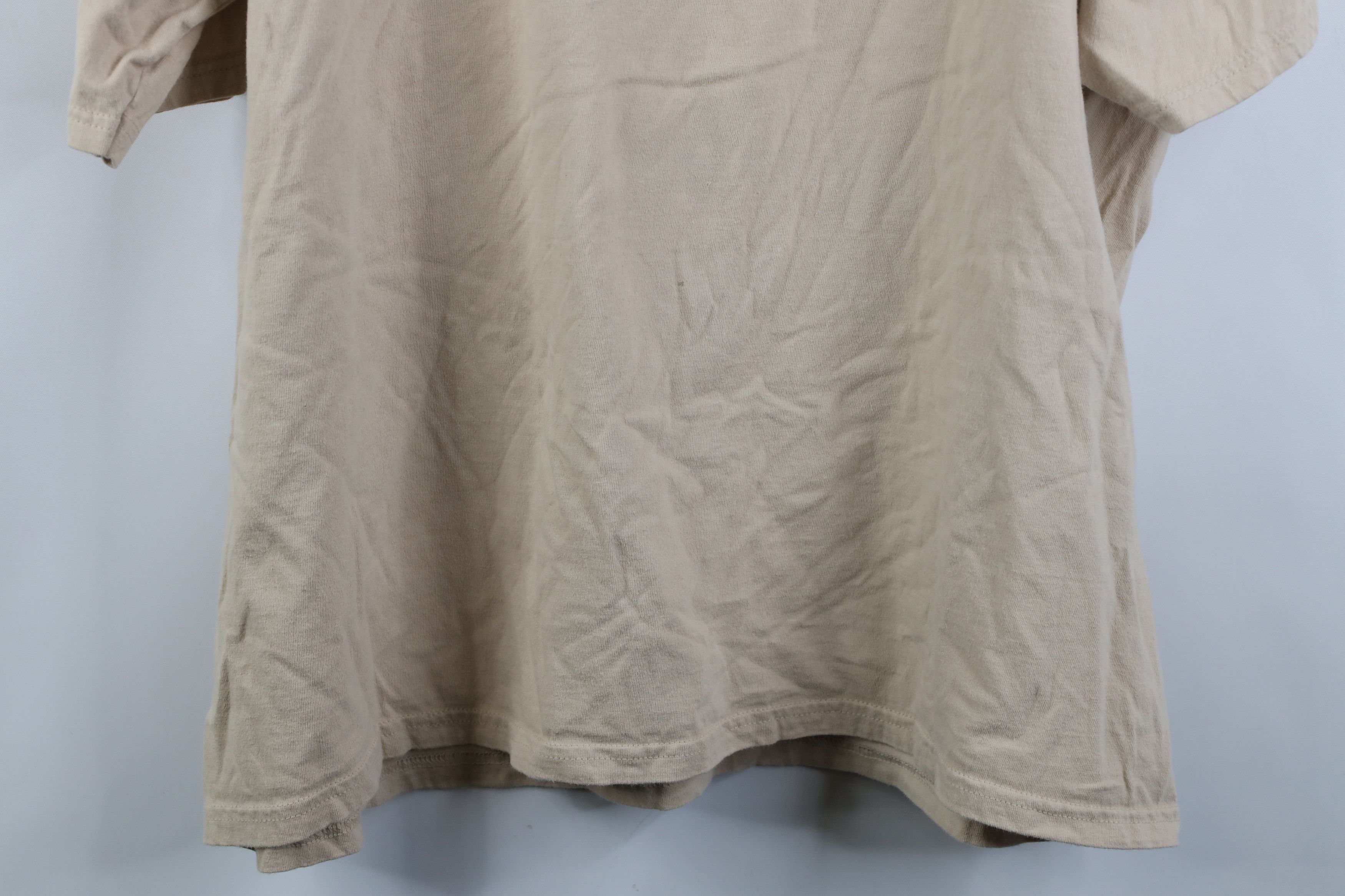 Russell Athletic Vintage 90s Y2K Russell Athletic Pocket T-Shirt Khaki Tan Size US XL / EU 56 / 4 - 14 Thumbnail
