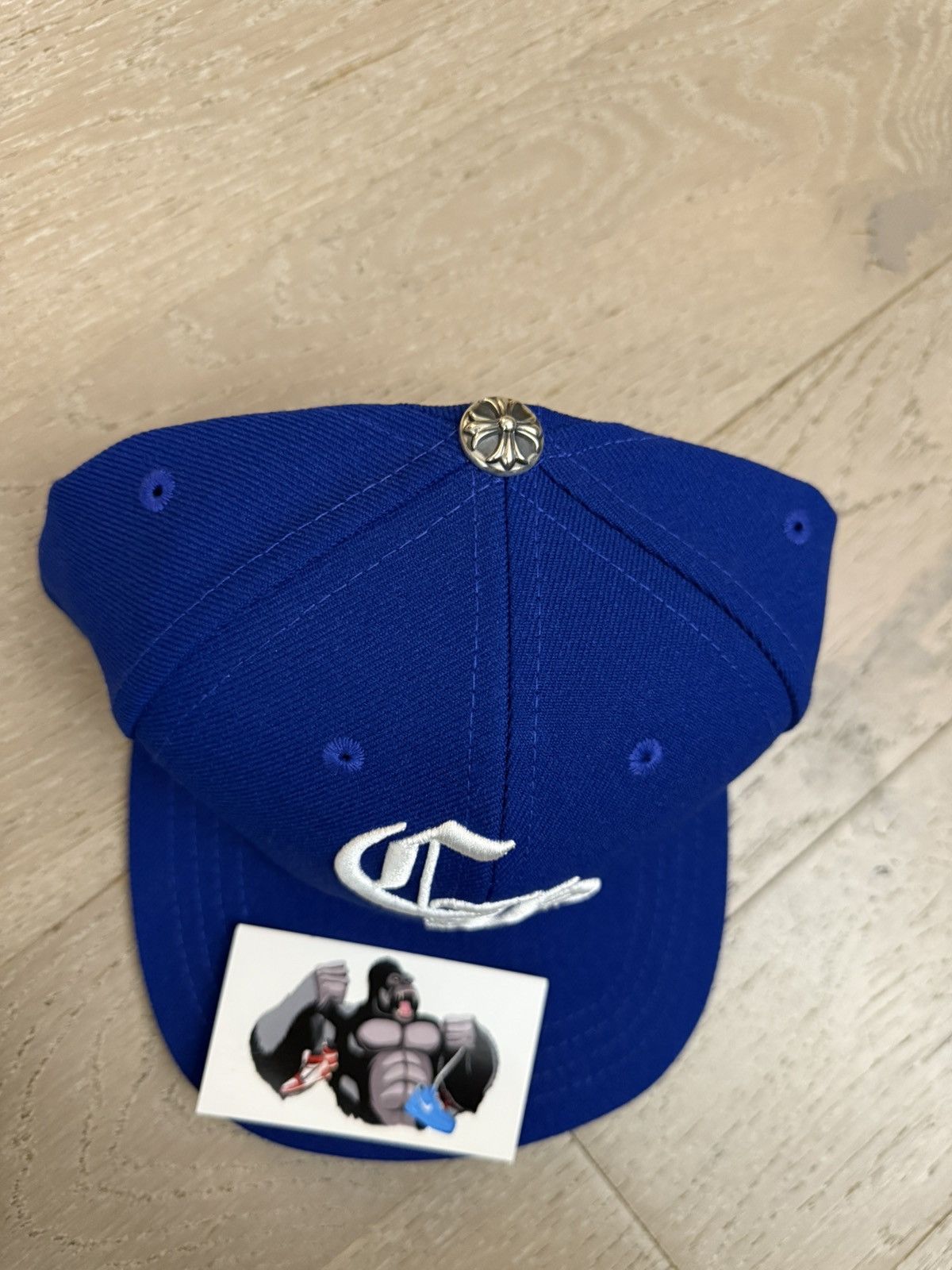 Chrome Hearts Chrome Hearts 6 Panel On Field Baseball Cap Blue White Size ONE SIZE - 4 Thumbnail