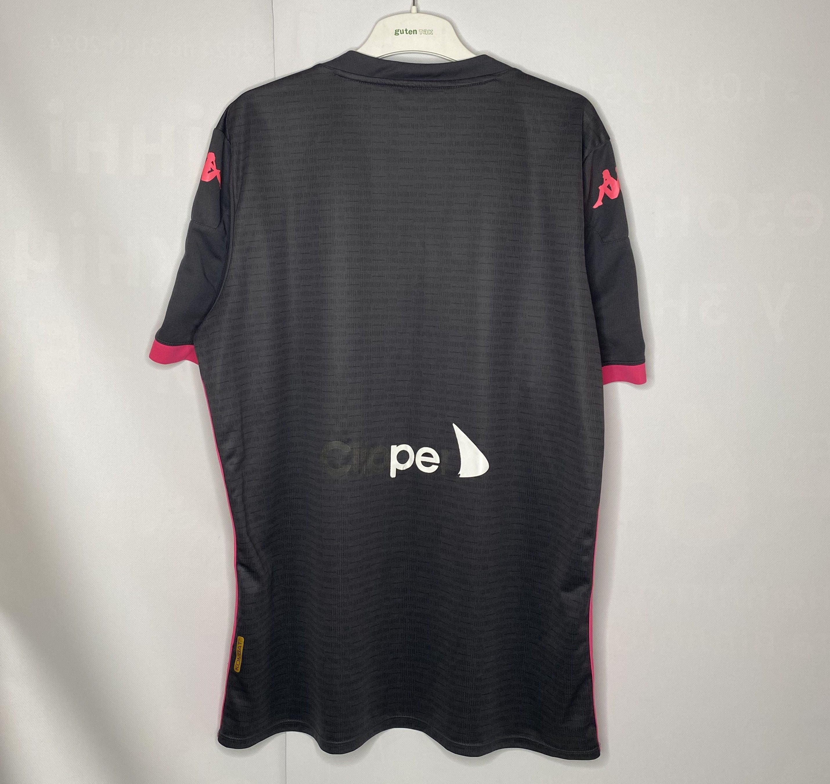 Kappa × UEFA LEEDS UNITED 2019 2020 THIRD FOOTBALL SHIRT SOCCER JERSEY Size US XL / EU 56 / 4 - 2 Thumbnail