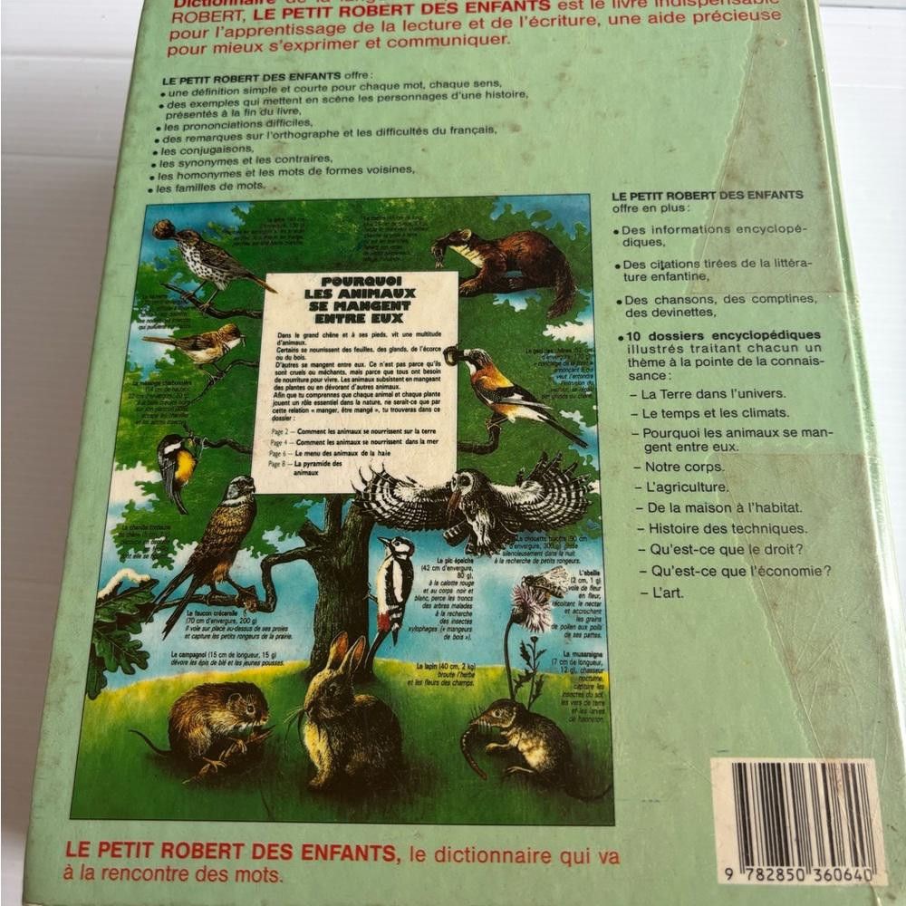 Designer Vintage Le Petit Robert pour Enfants (1988 Edition) Size ONE SIZE - 8 Thumbnail