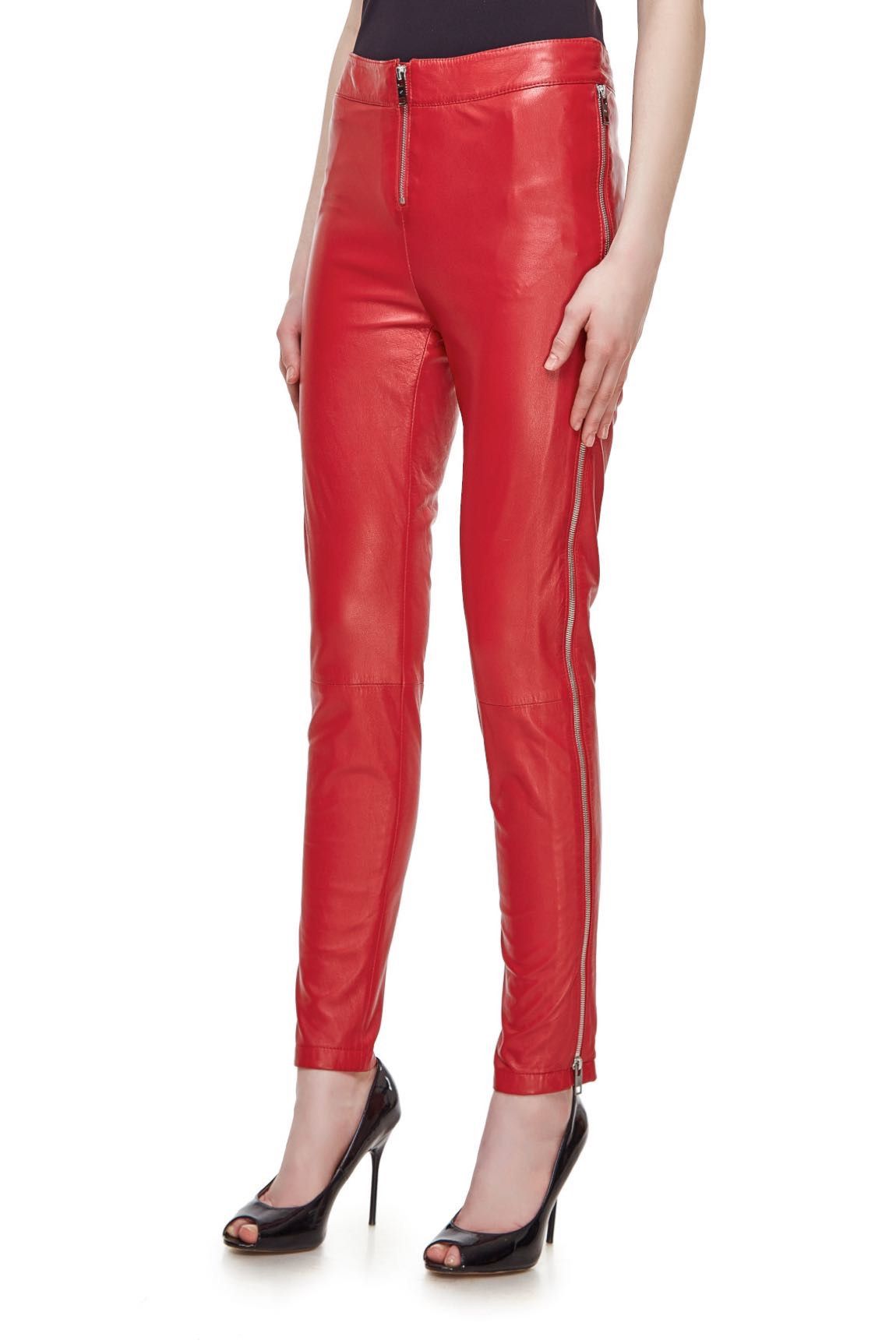 McQ Alexander McQueen Alexander McQueen lambskin leather zipper pants Size 25" / US 0 / IT 36 - 2 Thumbnail