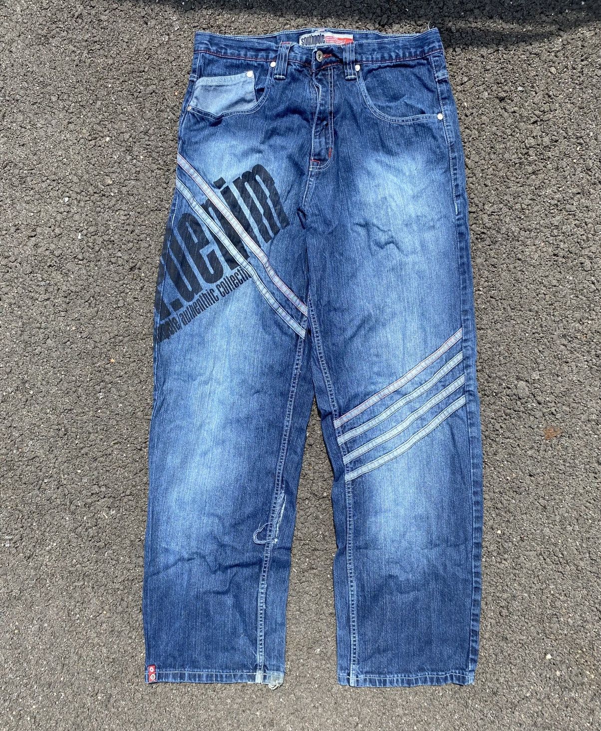 JNCO × Southpole × Vintage Crazy Southpole Red Tab Baggy Jeans