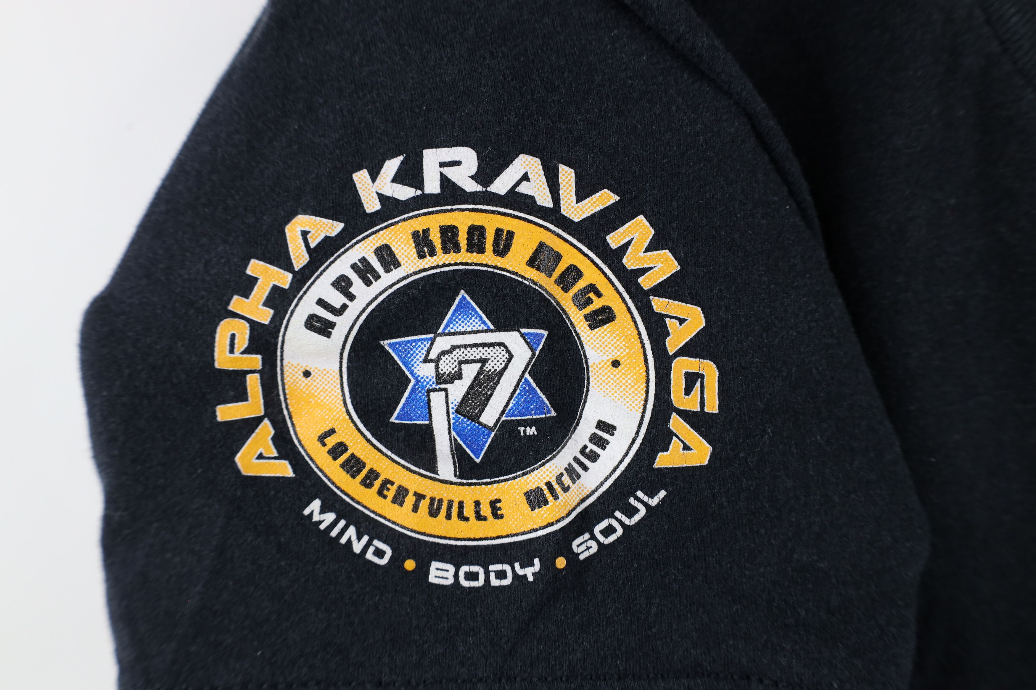 Vintage Vintage Krav Maga Martial Arts Short Sleeve T-Shirt Black Size US XS / EU 42 / 0 - 6 Thumbnail