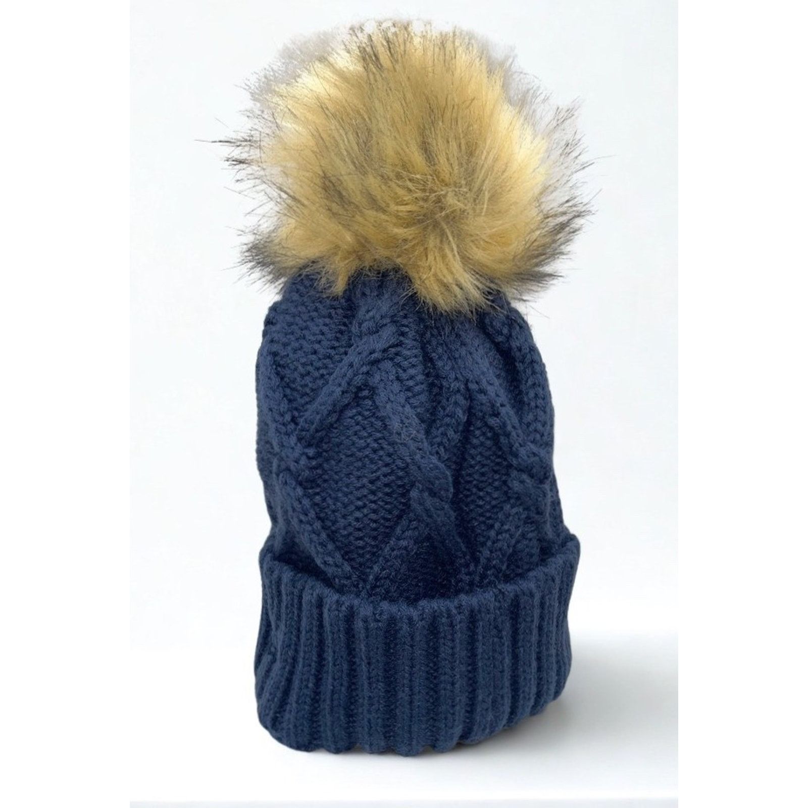 New Era Reign Storm New Era Beanie Pom Hat Women Knit Monster Energy Size ONE SIZE - 4 Thumbnail