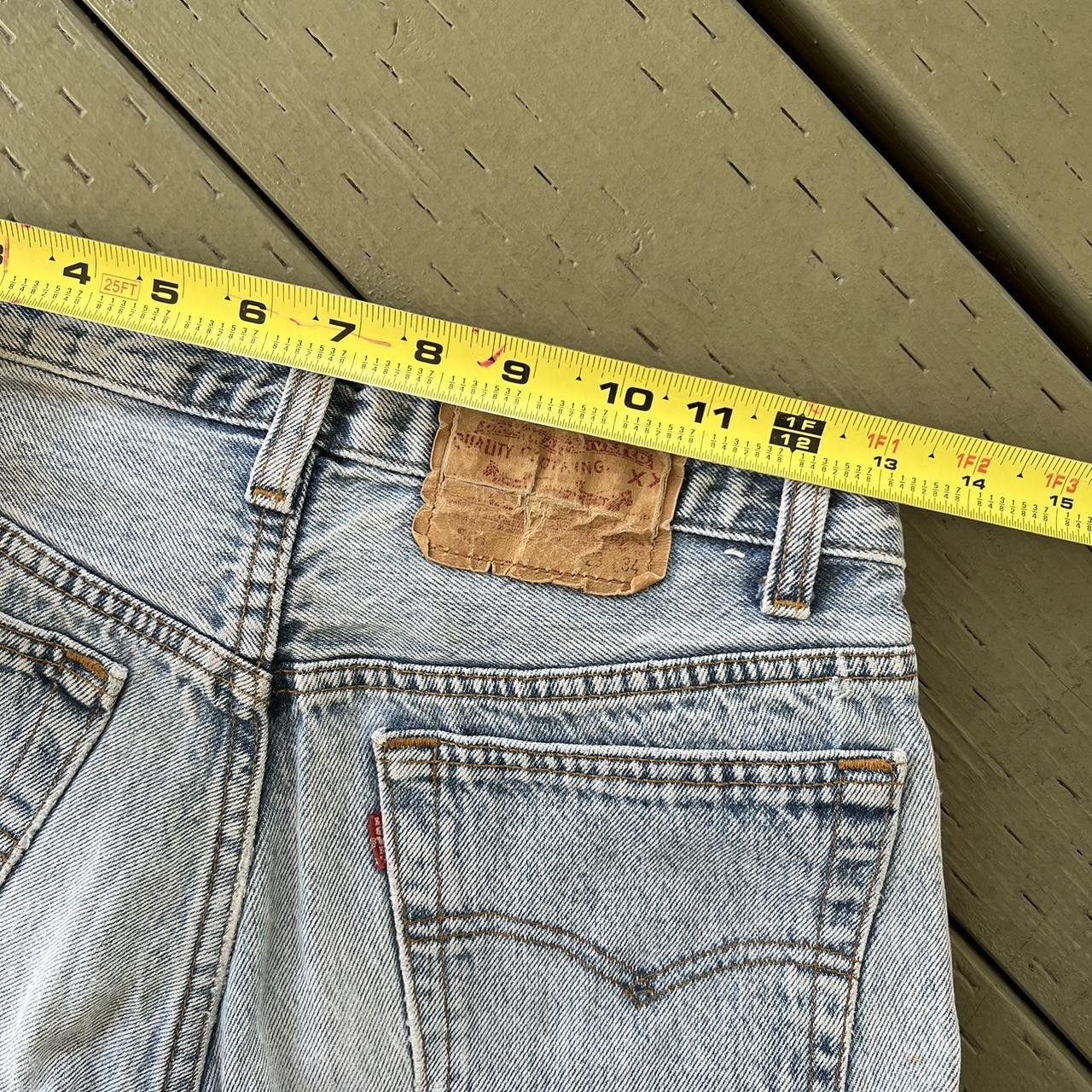 Levi's Vintage Levis 501 Jeans Men 26x30 Made in USA Button Fly Size US 26 / EU 42 - 6 Thumbnail