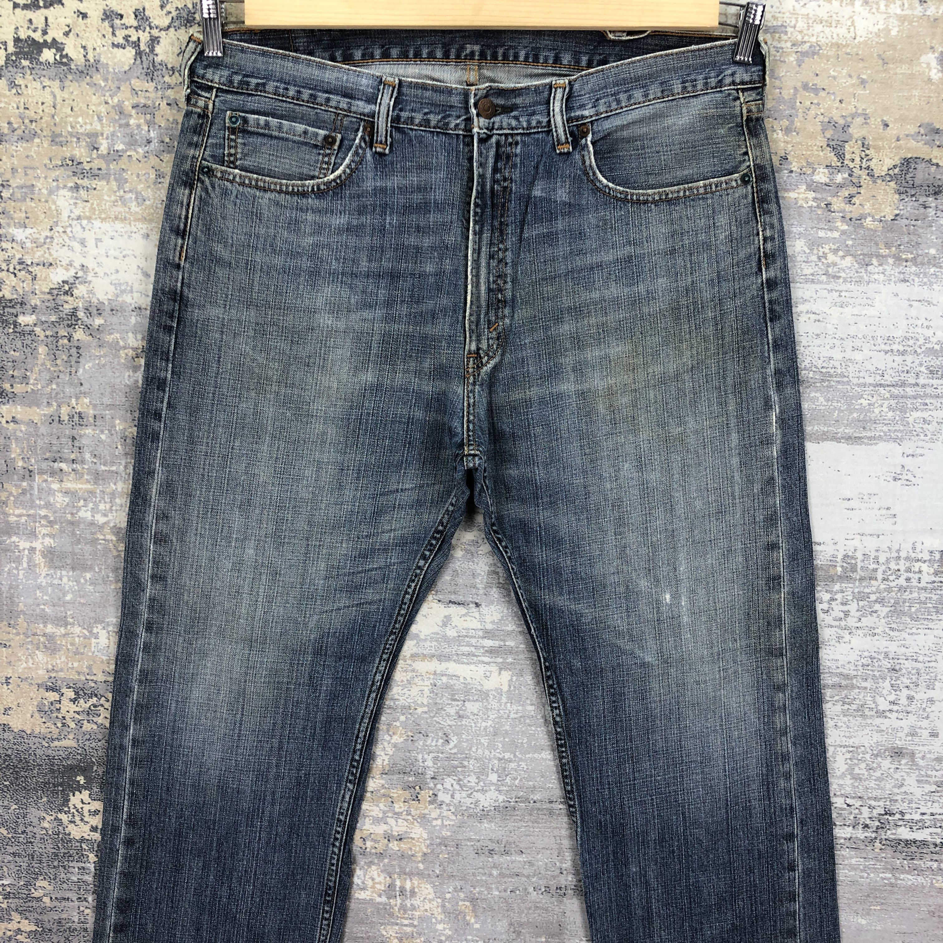 Levi's Vintage Y2K Levis 505 Faded Jeans Levi's Light Wash Denim Size US 38 / EU 54 - 3 Thumbnail