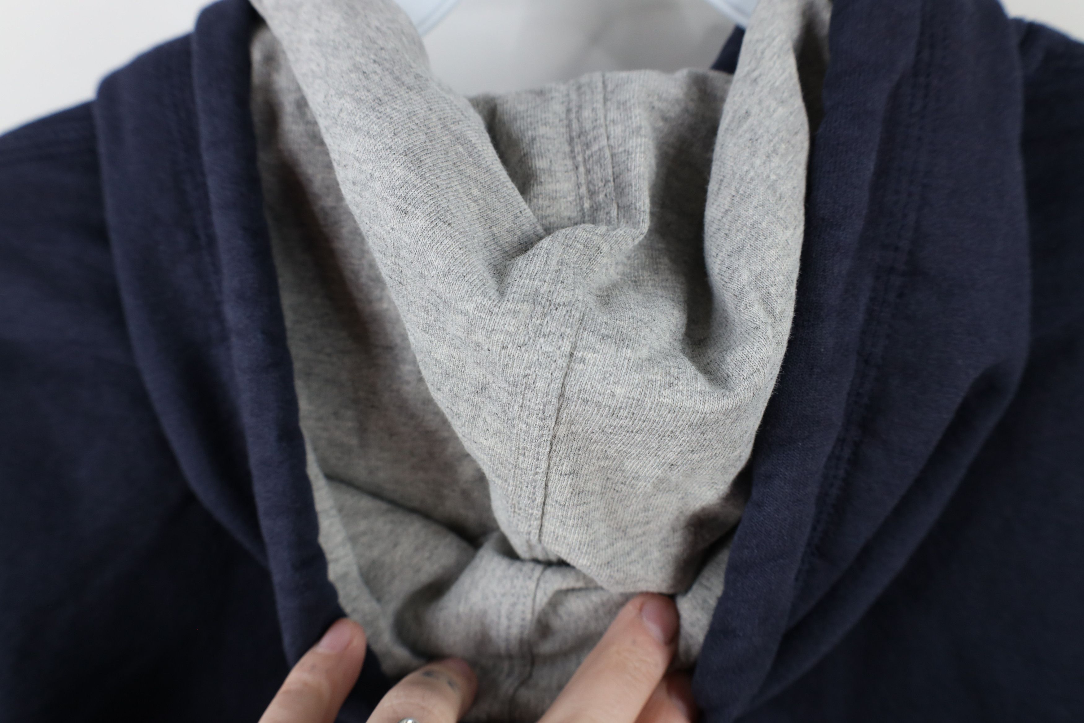 Champion × Vintage Vintage Champion Classic Logo Hoodie Sweatshirt Navy Blue Size US M / EU 48-50 / 2 - 10 Thumbnail