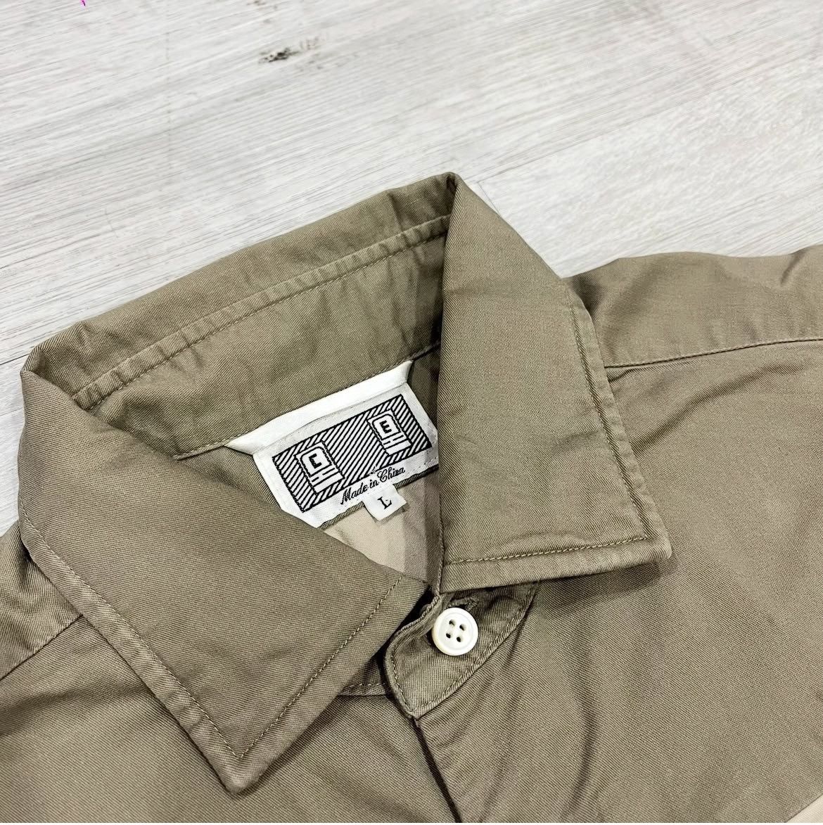 Cav Empt 🇯🇵 Cav Empt Brick Block Shirt Button Up Beige/Green Army Size US L / EU 52-54 / 3 - 6 Thumbnail