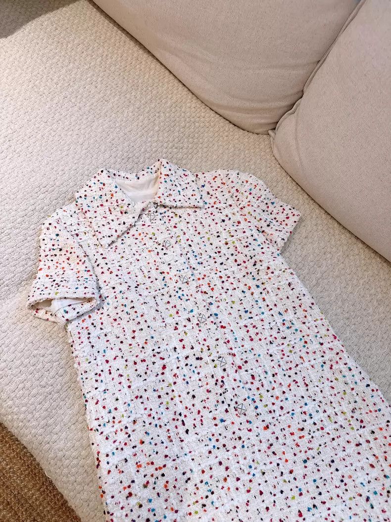 Valentino Valentino Colorful tweed dress Size S / US 4 / IT 40 - 2 Thumbnail