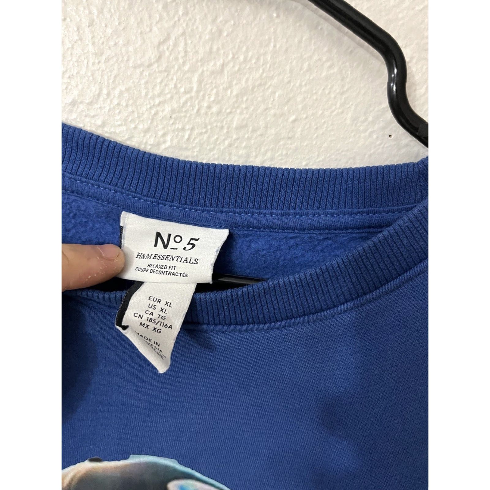 H&M H&M Essentials No 11 Men’s XL Blue Graphic Crewneck Sweatshirt Relaxed Shirt Adult XL Blue Graphic Crewneck Sweatshirt Mens Size US XL / EU 56 / 4 - 4 Thumbnail