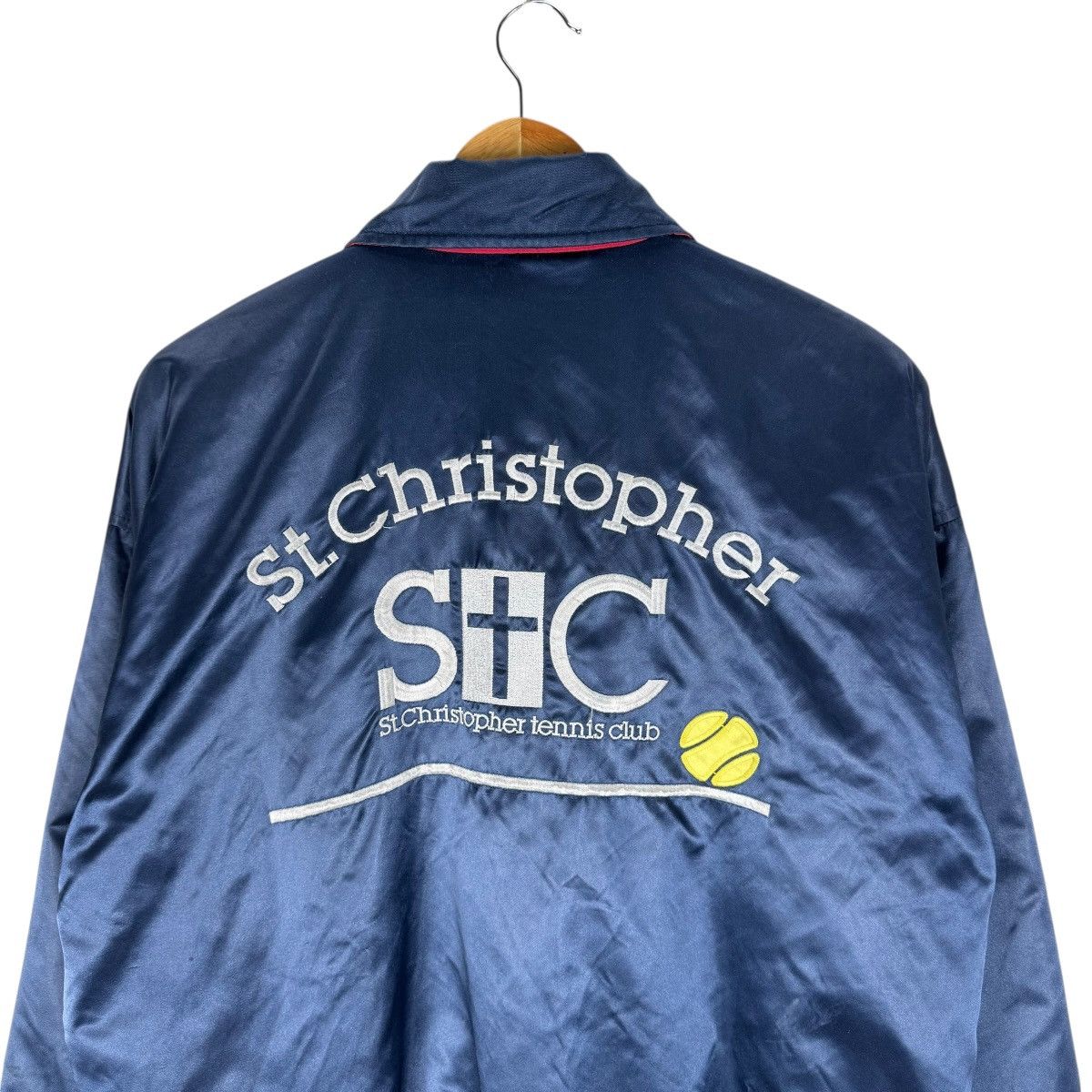 Vintage ⚡️ST CHRISTOPHER TENNIS CLUB REVERSIBLE JACKET Size US M / EU 48-50 / 2 - 8 Thumbnail