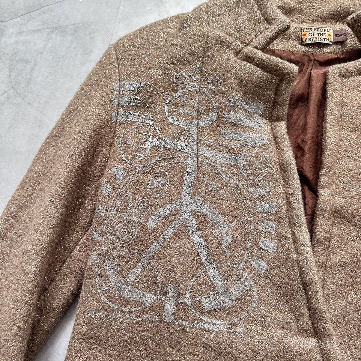 The People Of The Labyrinths RARE The People of The Labyrinths Wool Silk Jacket Plein Sud Size US S / EU 44-46 / 1 - 2 Thumbnail