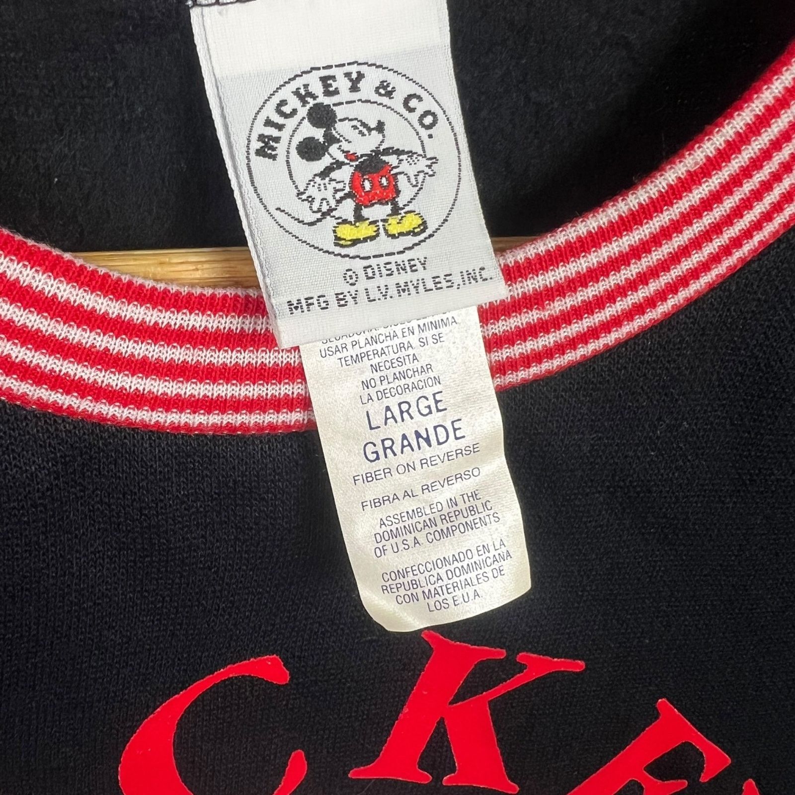 Mickey & Co. Vintage 90s Disney Women's Large Mickey Mouse Nightgown Size ONE SIZE - 4 Thumbnail