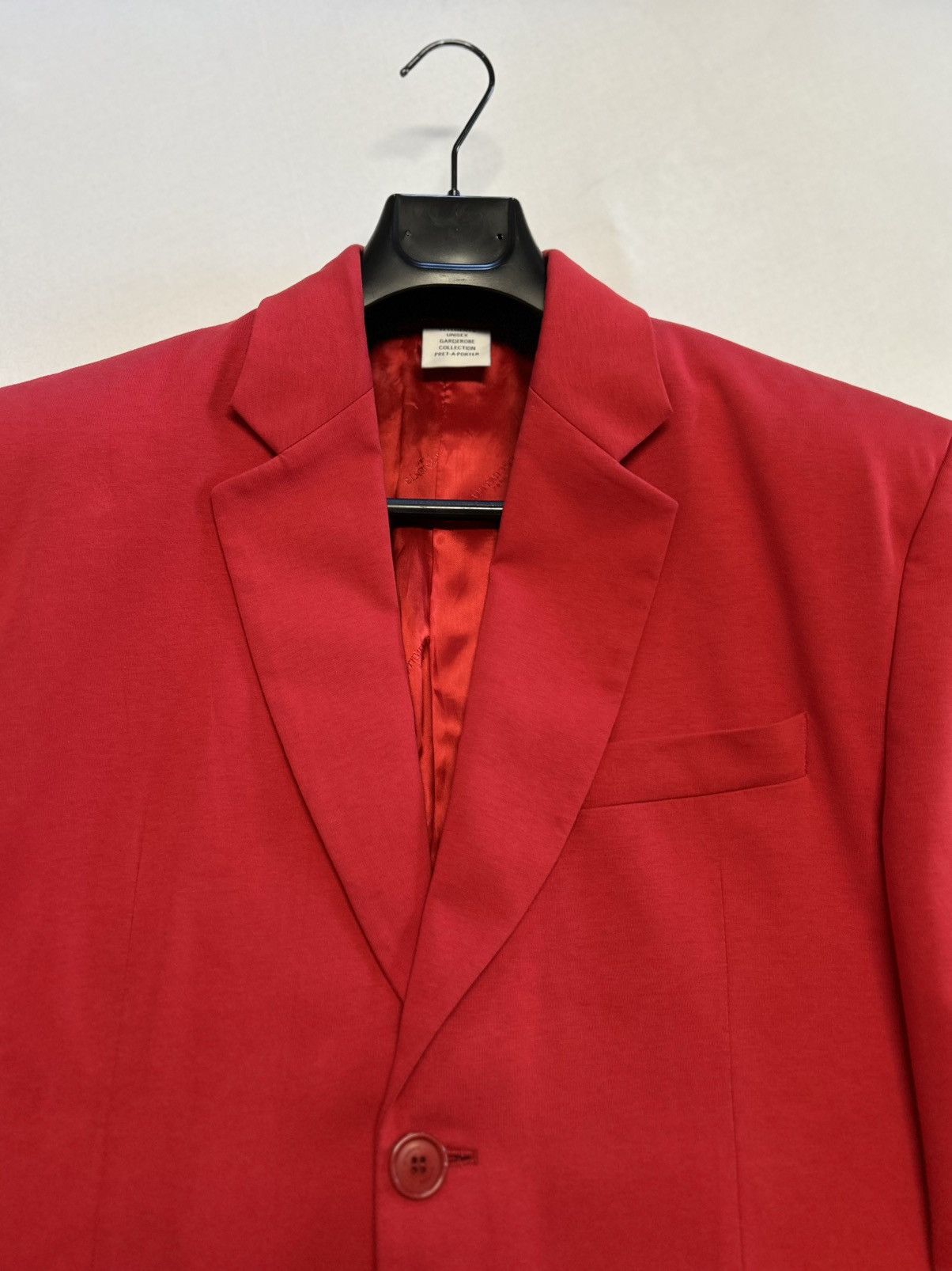 Vetements FW2022 Power-Shoulder Coat Red Size US L / EU 52-54 / 3 - 9 Thumbnail