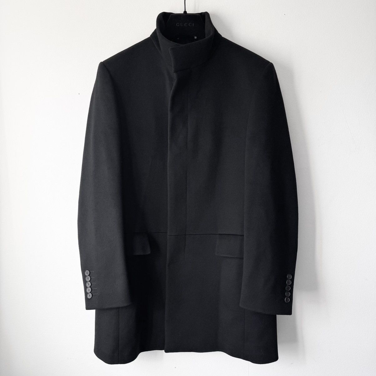 Gucci Gucci By Tom Ford FW1999 Wool/Cashmere Stand Collar Coat Size US M / EU 48-50 / 2 - 1 Thumbnail