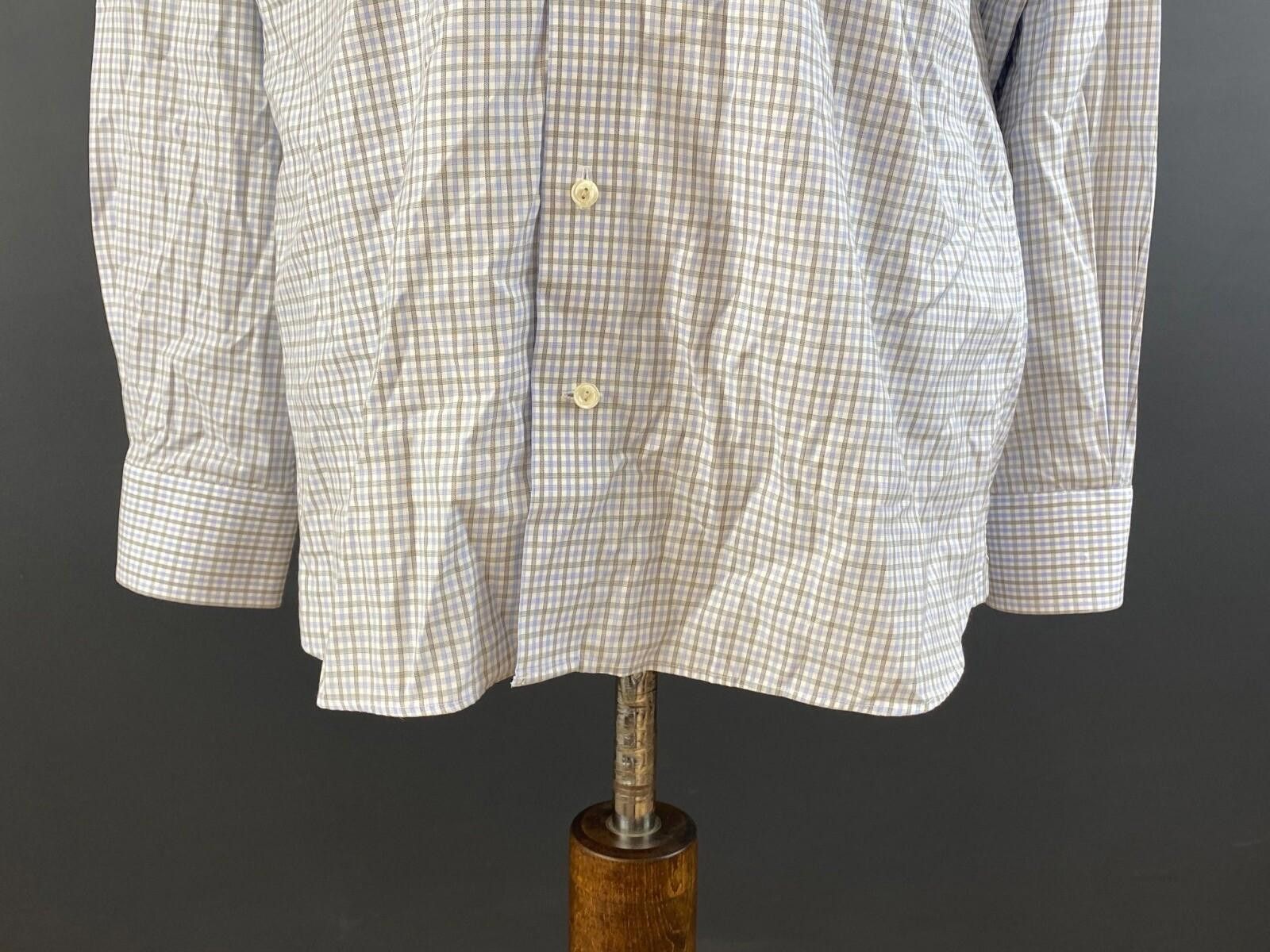 Eton ETON Classic Fit Blue Check Shirt Size 41 / 16 Size US M / EU 48-50 / 2 - 3 Thumbnail