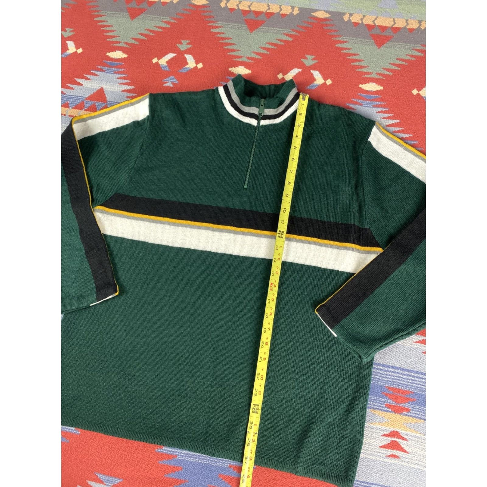Vintage VINTAGE Smith & Watkins Zip Sweater Mens 90s Green M Size Regular Full Zip Size US M / EU 48-50 / 2 - 3 Thumbnail