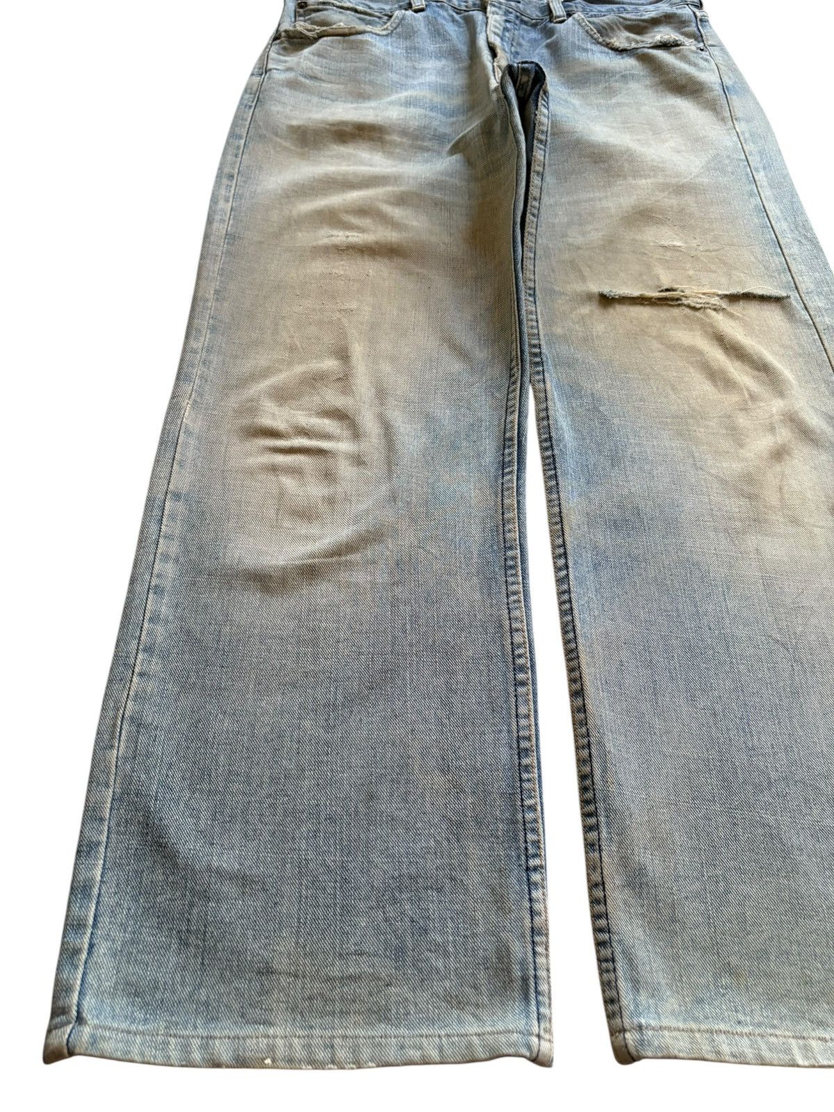 Levi's Vintage 90s Levis 534 Rusty Mud Wash Distressed Baggy Jeans Size US 34 / EU 50 - 6 Thumbnail