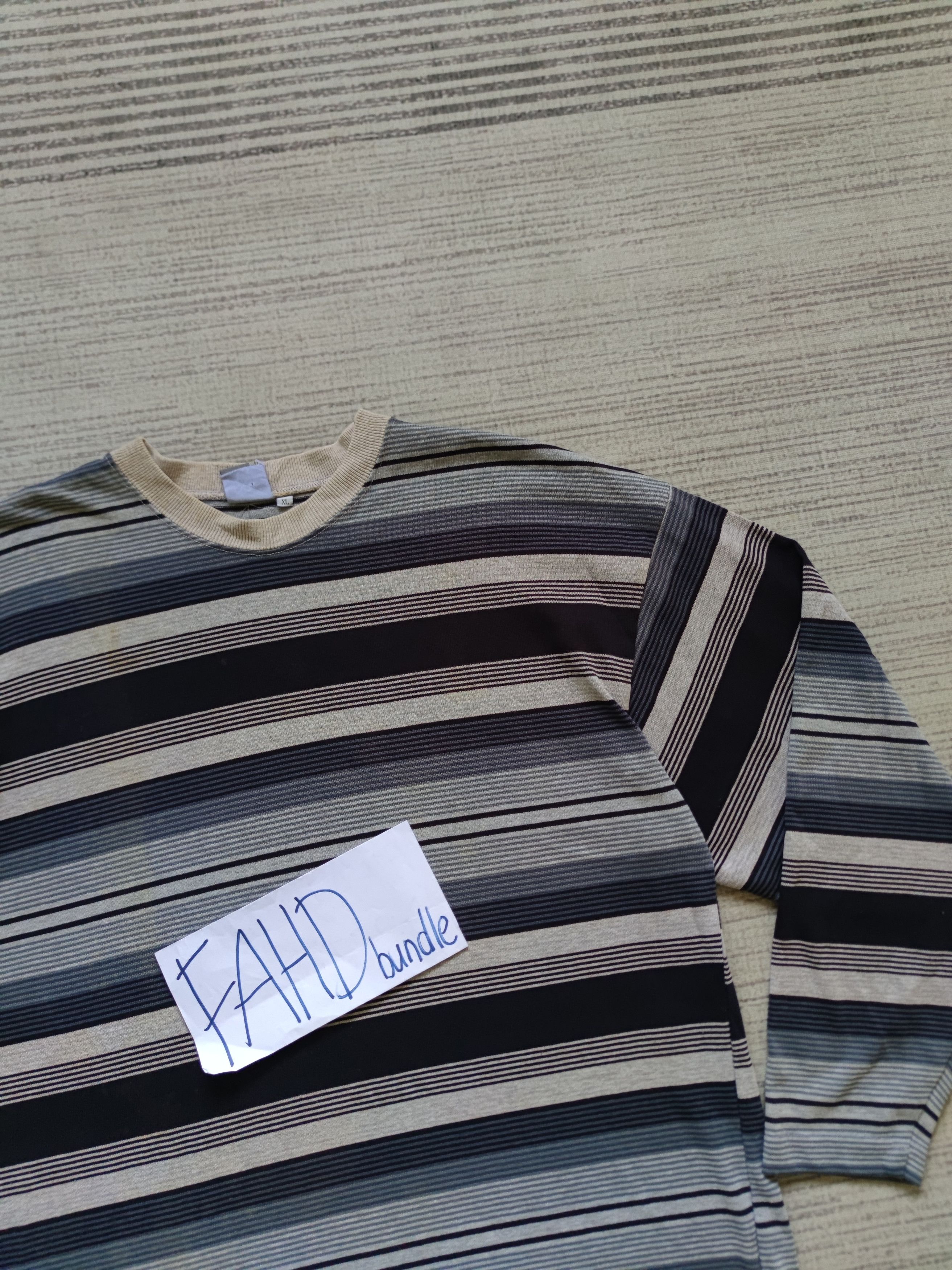 Quiksilver Vintage 90s Quiksilver Striped Silver Edition Made in USA Size US XL / EU 56 / 4 - 7 Thumbnail