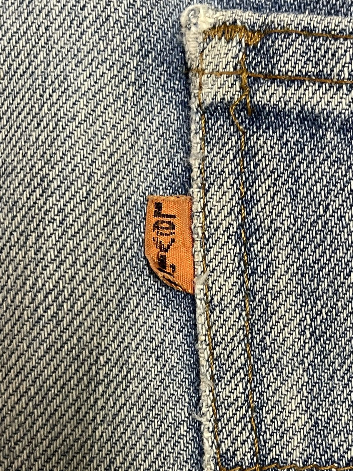 Levi's Vintage 70s Levis 505 Orange Tab Blue Faded Wash Style Jeans Size US 38 / EU 54 - 9 Thumbnail