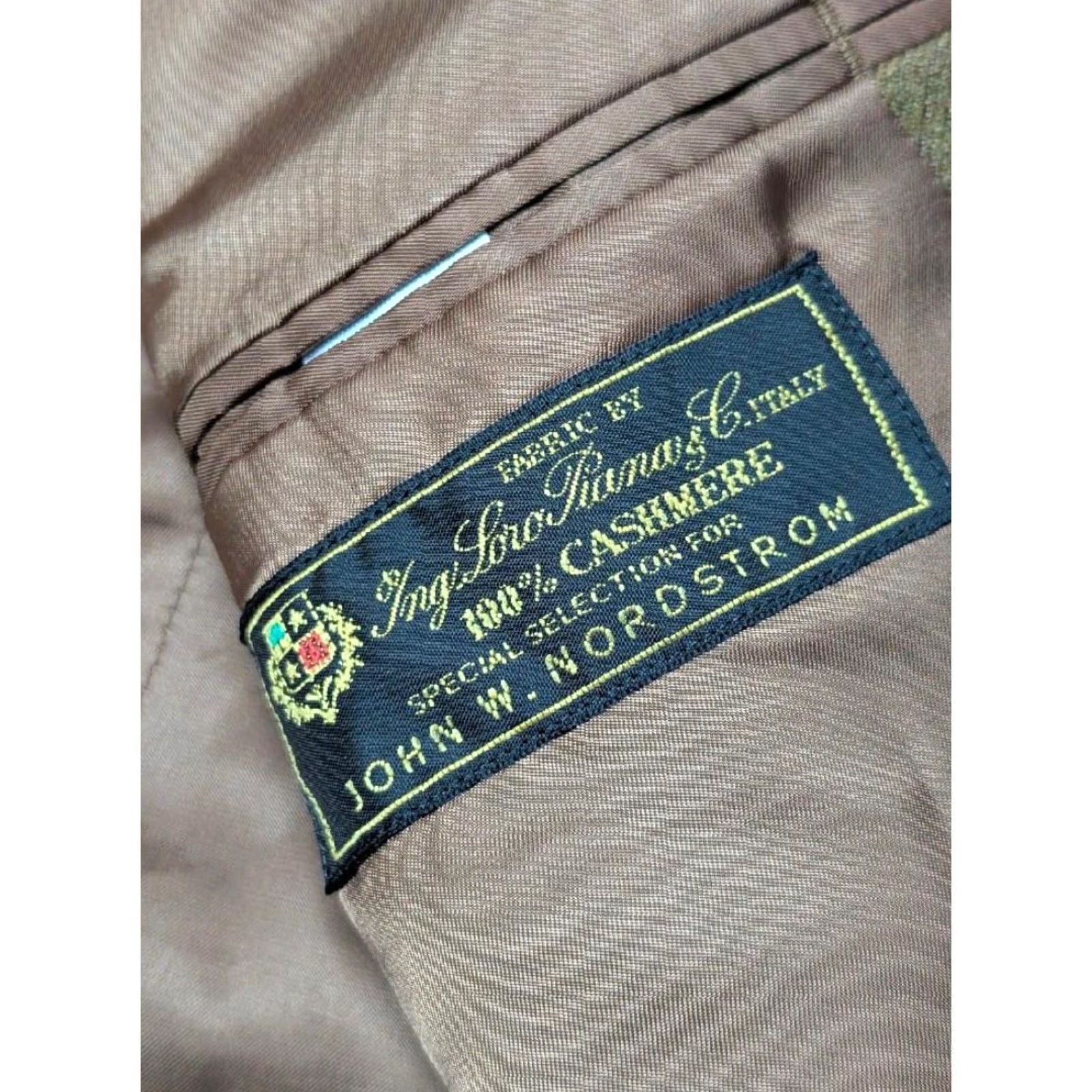Loro Piana VINTAGE LORO PIANA nordstrom CASHMERE blazer 46S golden brown SPORTSCOAT jacket Size 46R - 4 Thumbnail