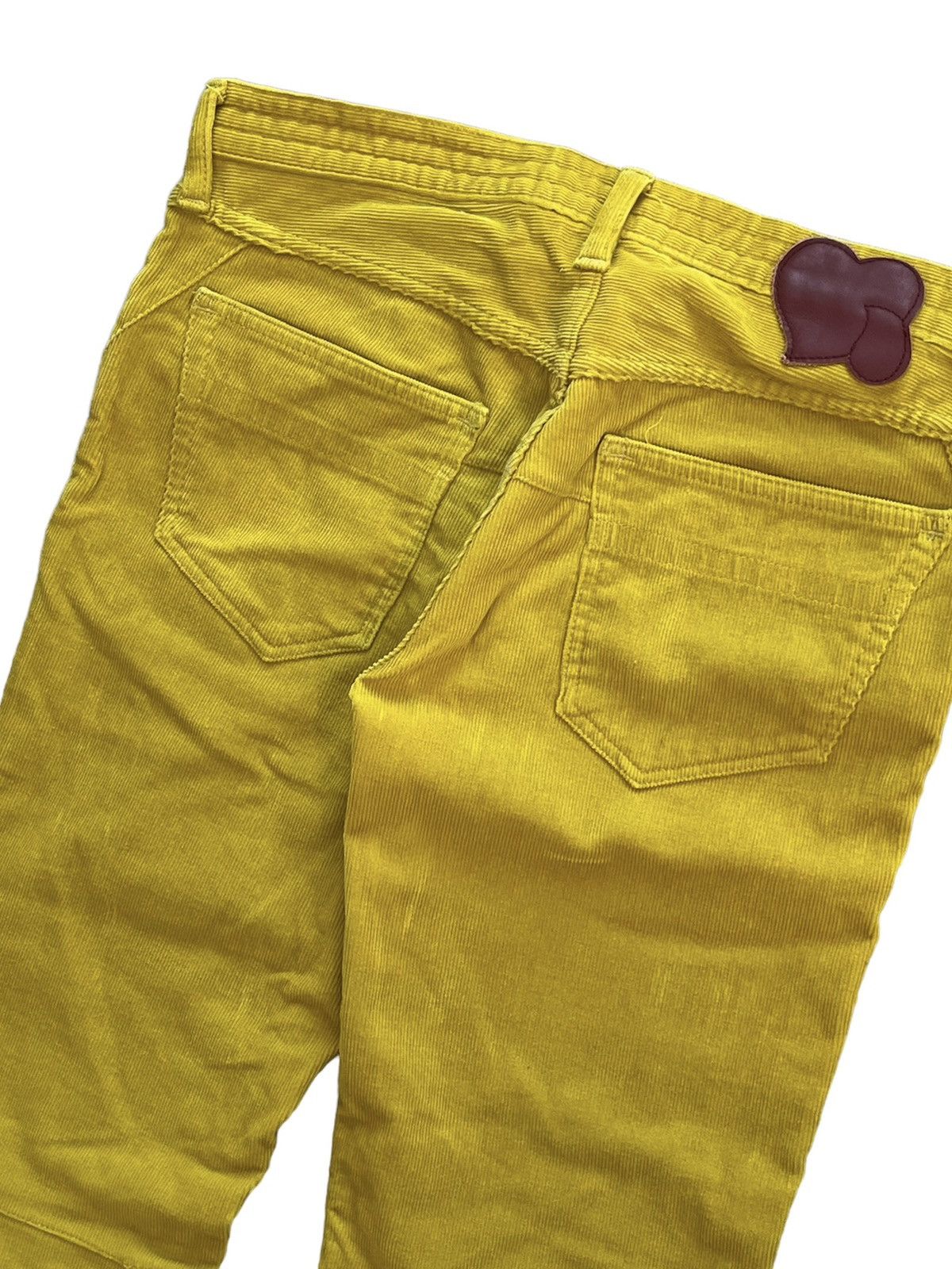 image of Number N Ine Aw09 Yellow Corduroy Pain Denim, Men's (Size 31)