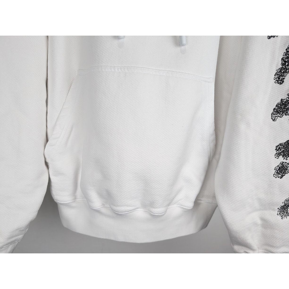 Off-White o1rshd1 Diags Bit Book Skate Hoodie in White/Black Size US M / EU 48-50 / 2 - 6 Thumbnail
