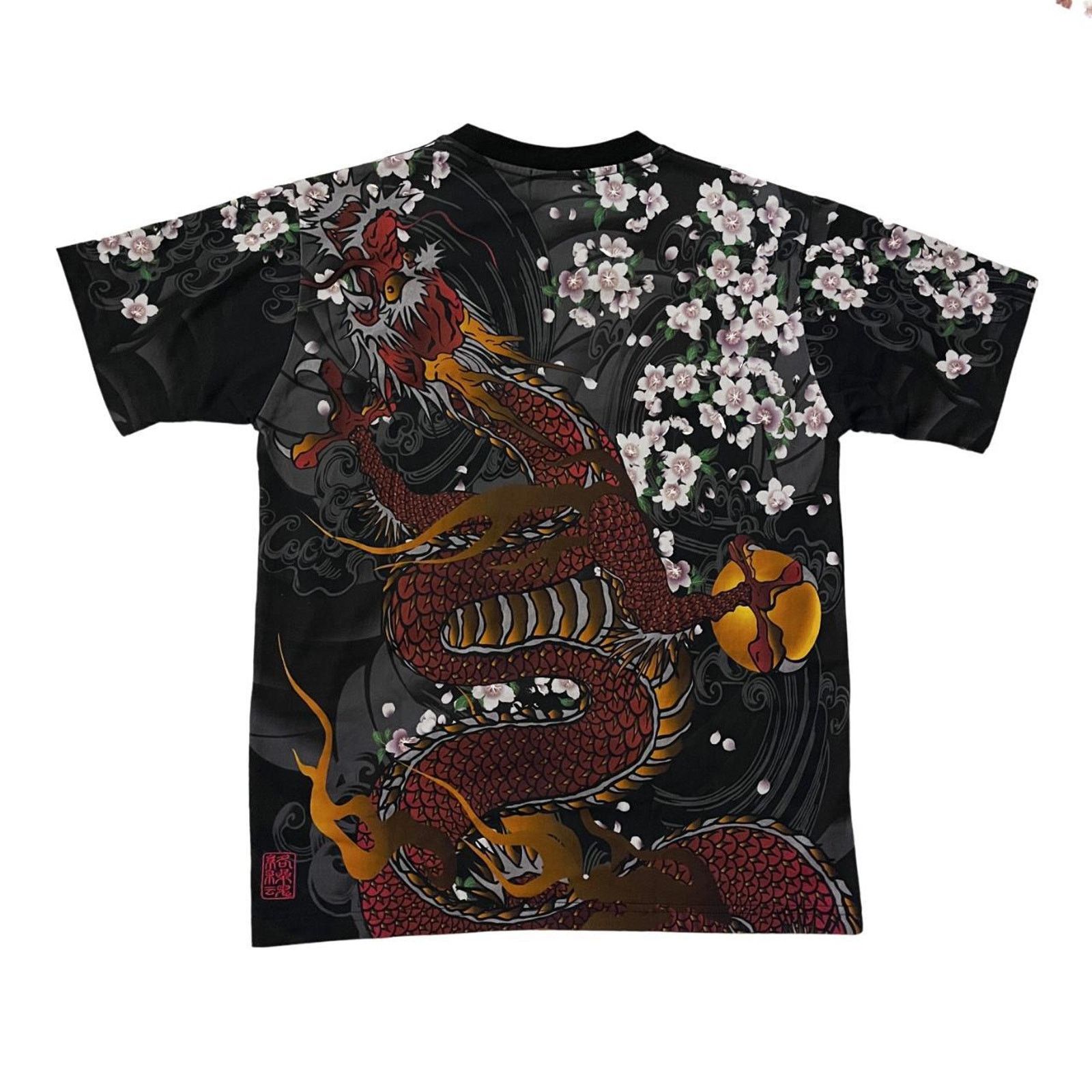 Kamakura Karakuridama dragon floral tee new Size US M / EU 48-50 / 2 - 1 Thumbnail