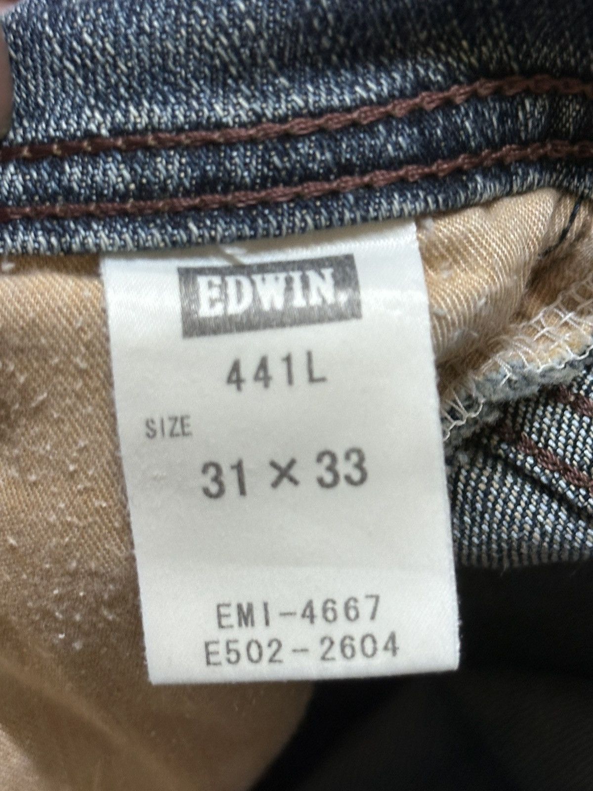 Edwin Edwin Jeans With Wideleg Style and Faded Wash Size US 30 / EU 46 - 11 Thumbnail
