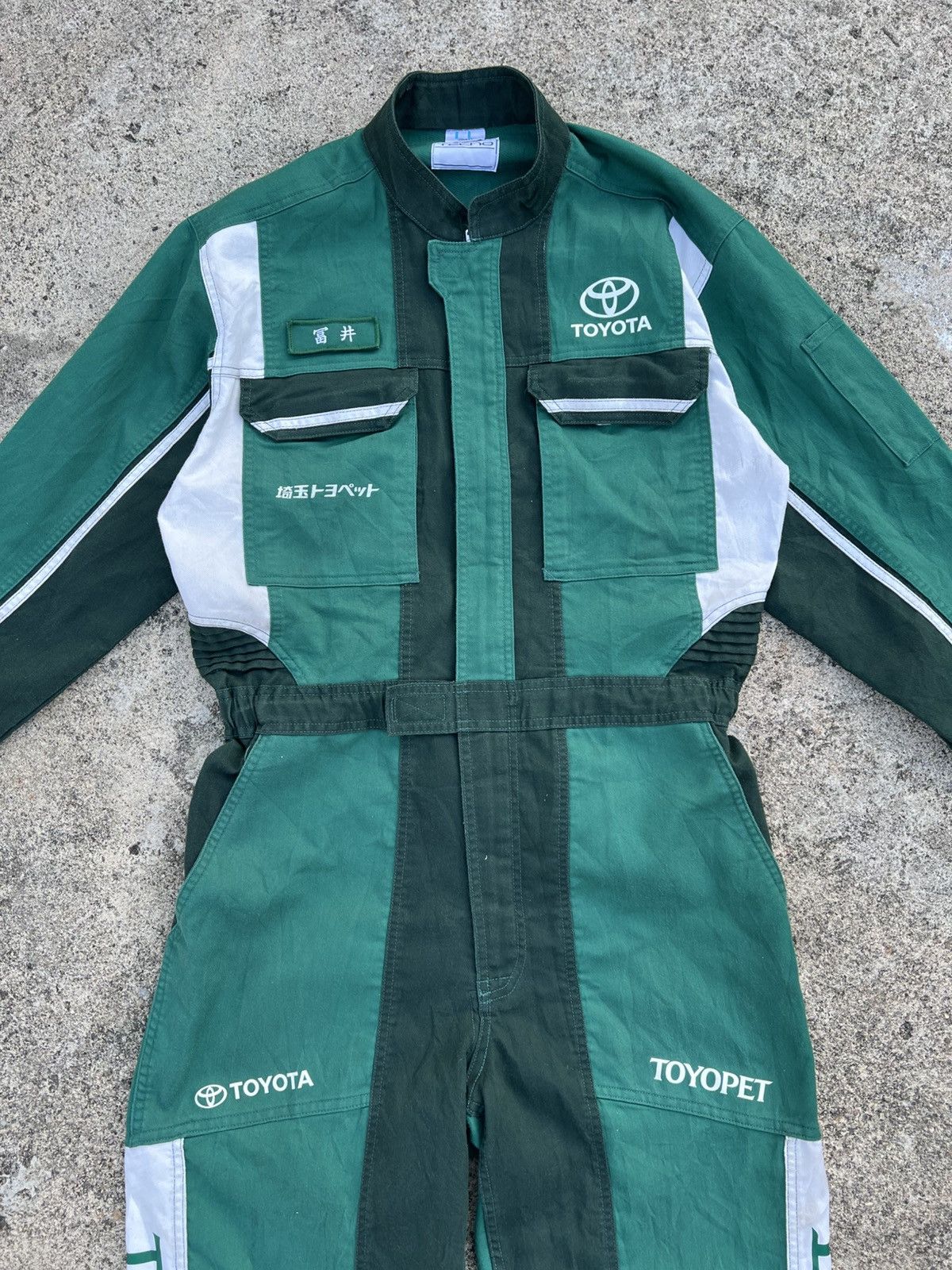 Japanese Brand Vintage Toyota Toyopet Workwear Overalls (No.1) Size US 34 / EU 50 - 3 Thumbnail