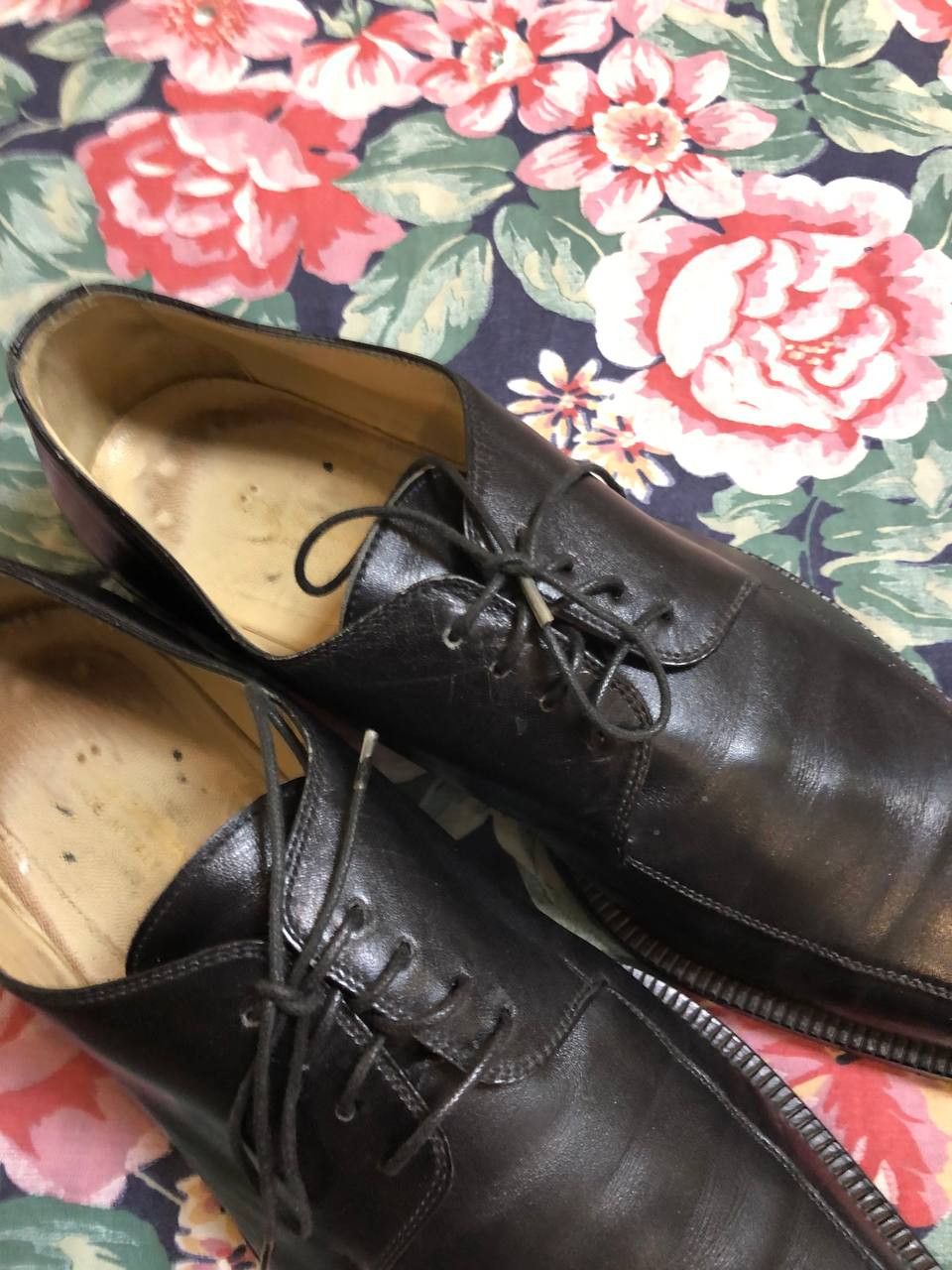 Dolce & Gabbana Dolce Gabbana Derby Oxfords Black leather Lace Up shoes Size US 9 / EU 42 - 18 Thumbnail