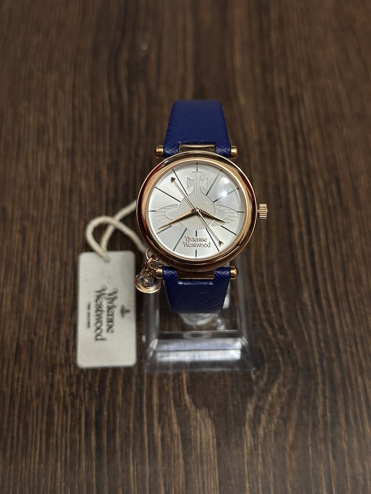 Vintage Vivienne Westwood ORB-POP Navy/Pink-Gold Watch Size ONE SIZE - 5 Thumbnail