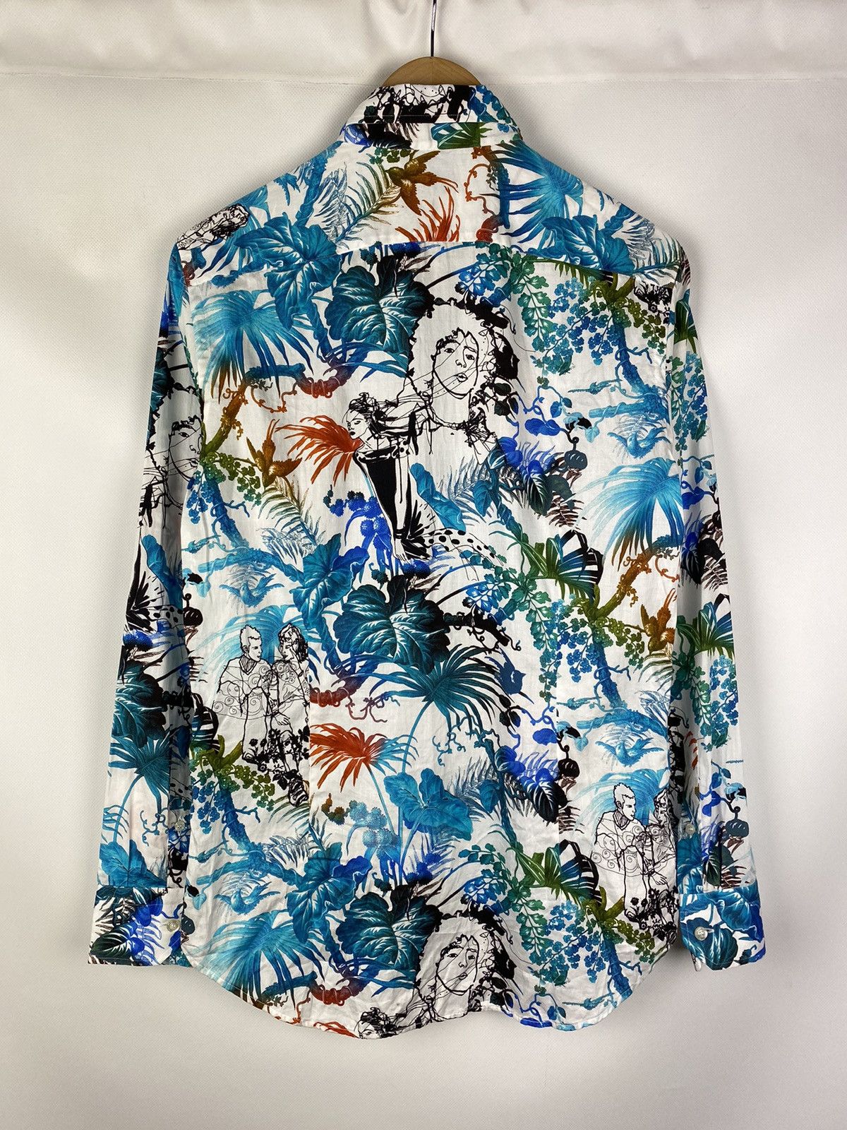 Etro Etro men’s long sleeve overprinted button up shirt size 39 Size US L / EU 52-54 / 3 - 12 Thumbnail