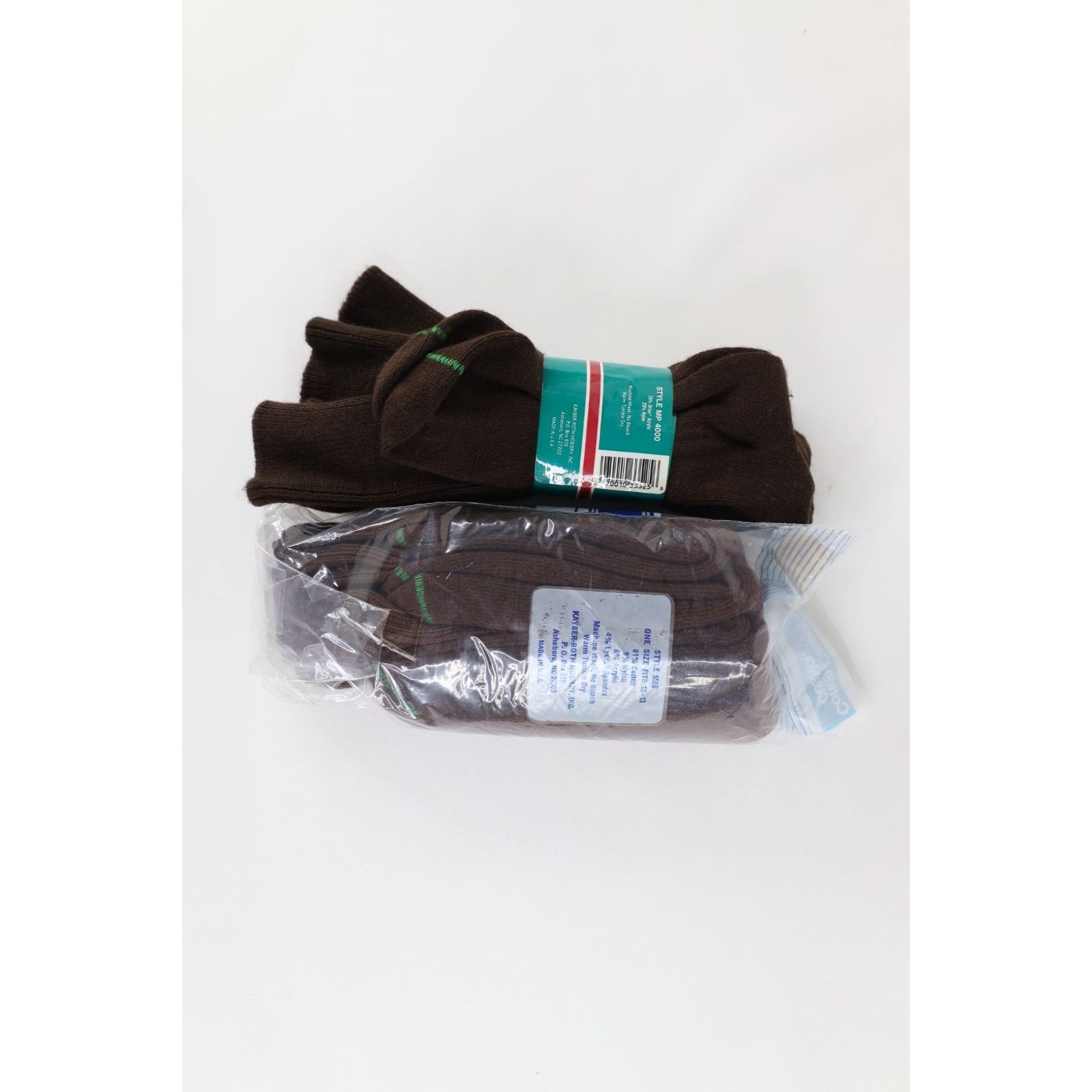 Vintage Deadstock Vintage 90s Lot 6 Pairs Cotton Casual Crew Socks Size ONE SIZE - 4 Thumbnail