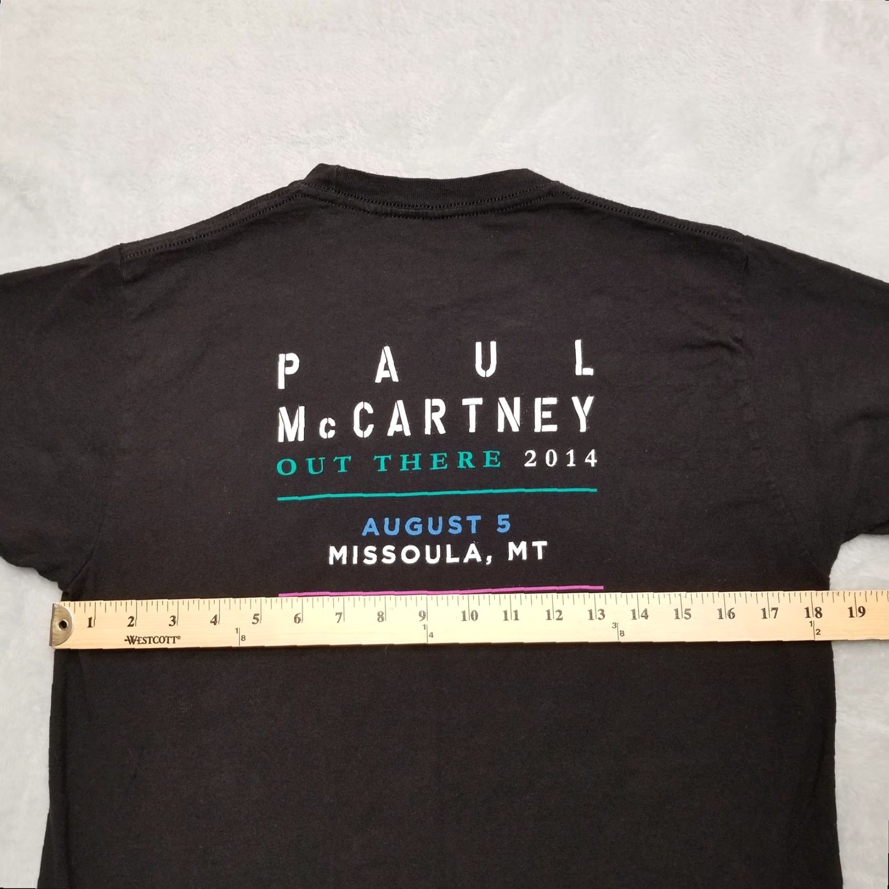 Vintage VINTAGE Paul McCartney Shirt Men M Black Short Sleeve Concert Missoula MT Out There Mens Size US M / EU 48-50 / 2 - 8 Thumbnail