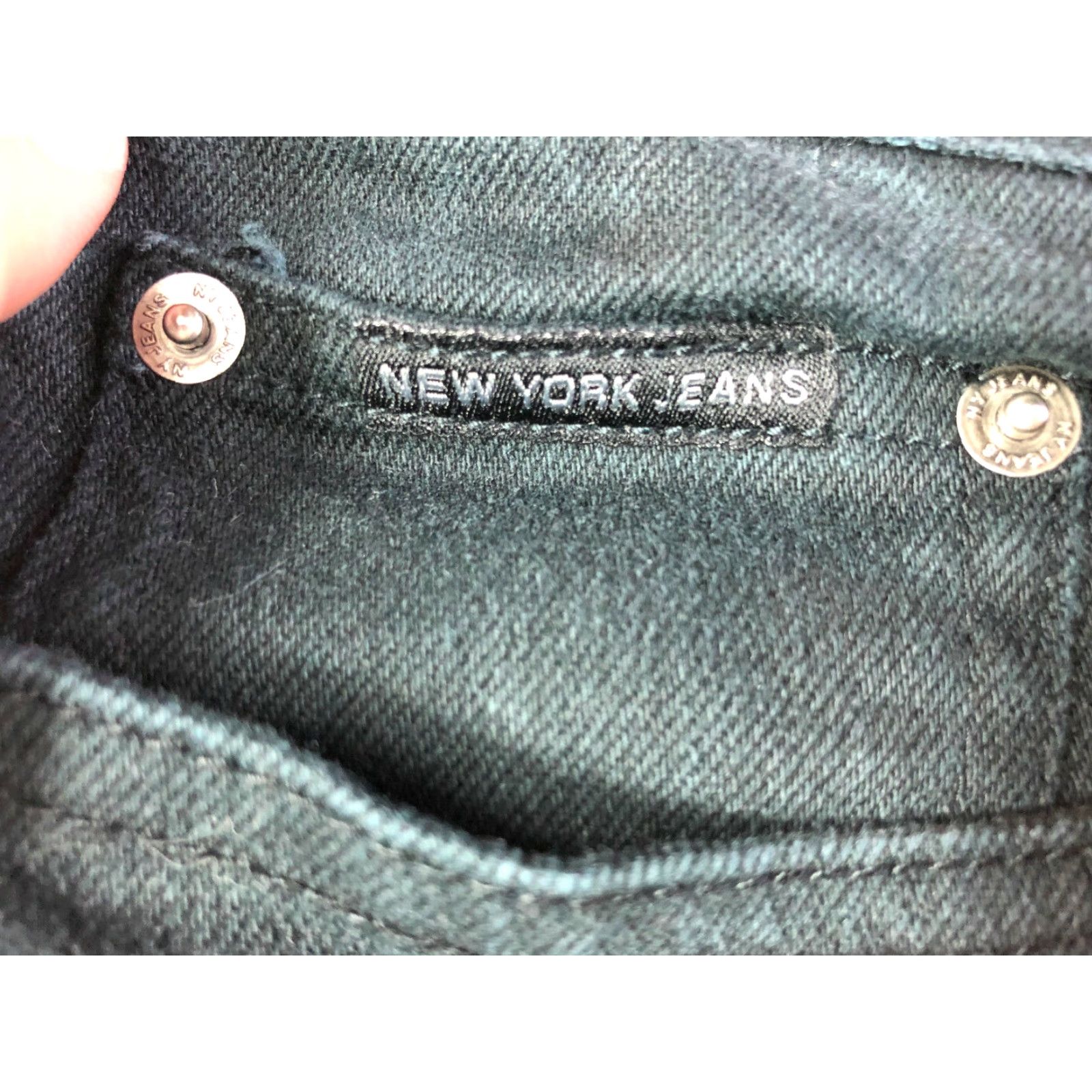 Sea New York New York Jeans Straight Womens Size 14 Average 32x29 Measured Black Jeans Regular Fit Denim Cotton Mid Rise Zip Αν Size 36" / US 14 / IT 50 - 5 Thumbnail