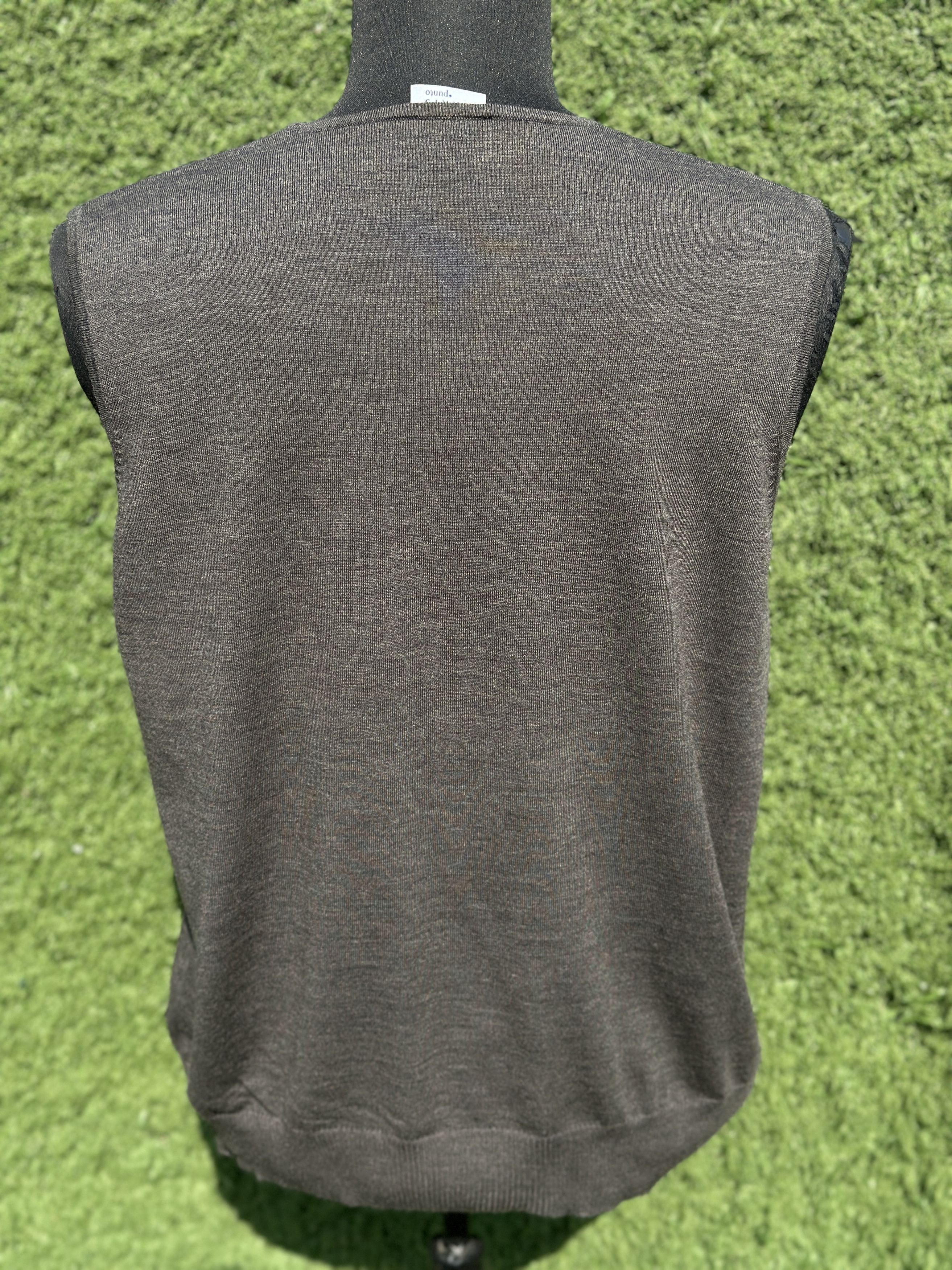 Akris Akris Punto Fine Wool Knit Sleeveless Sweater Vest Size 44 Size S / US 4 / IT 40 - 5 Thumbnail