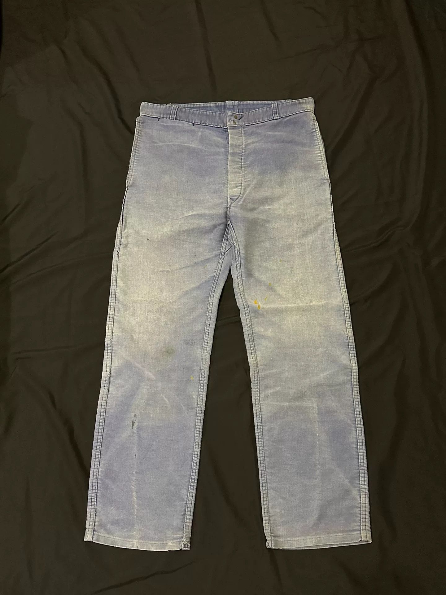 Vintage Vintage 50s le mont st Moleskin Workwear Pants Size US 32 / EU 48 - 1 Thumbnail