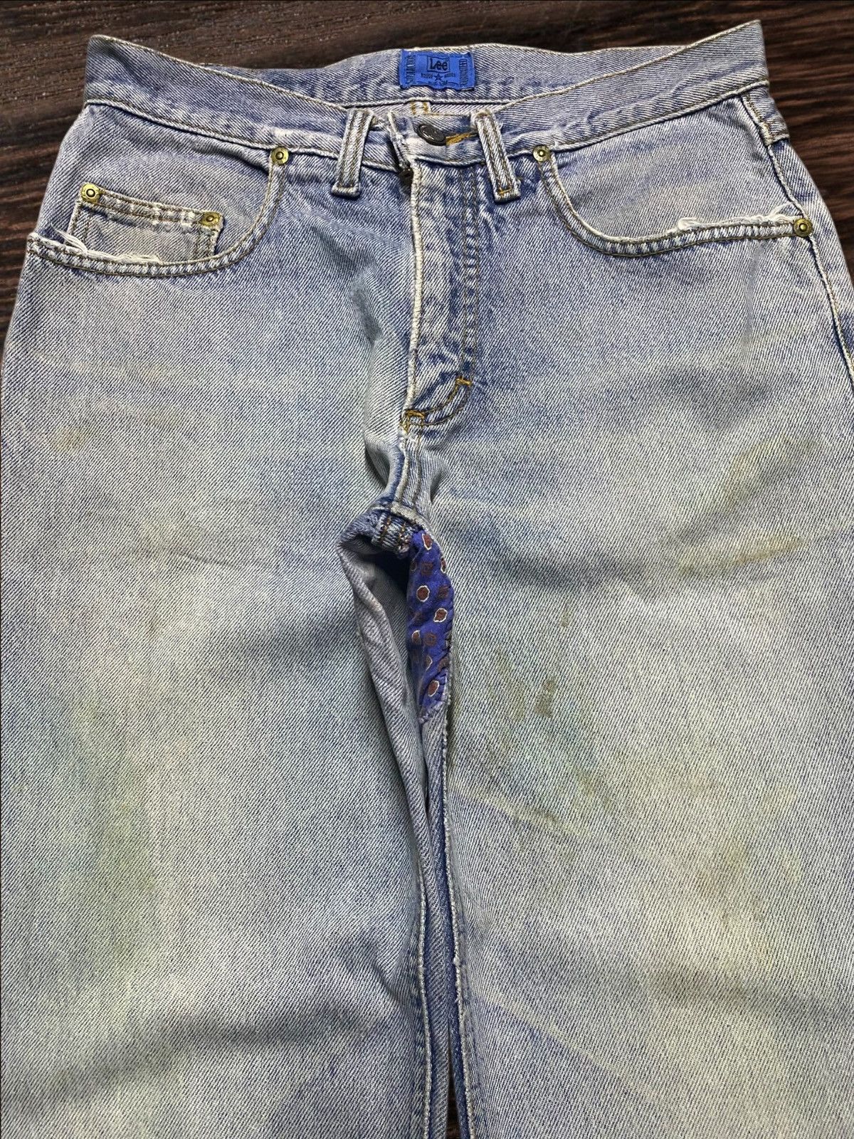 Lee Vintage Lee Rough Riders Horse Button Western Cowboy Jeans Size US 30 / EU 46 - 4 Thumbnail