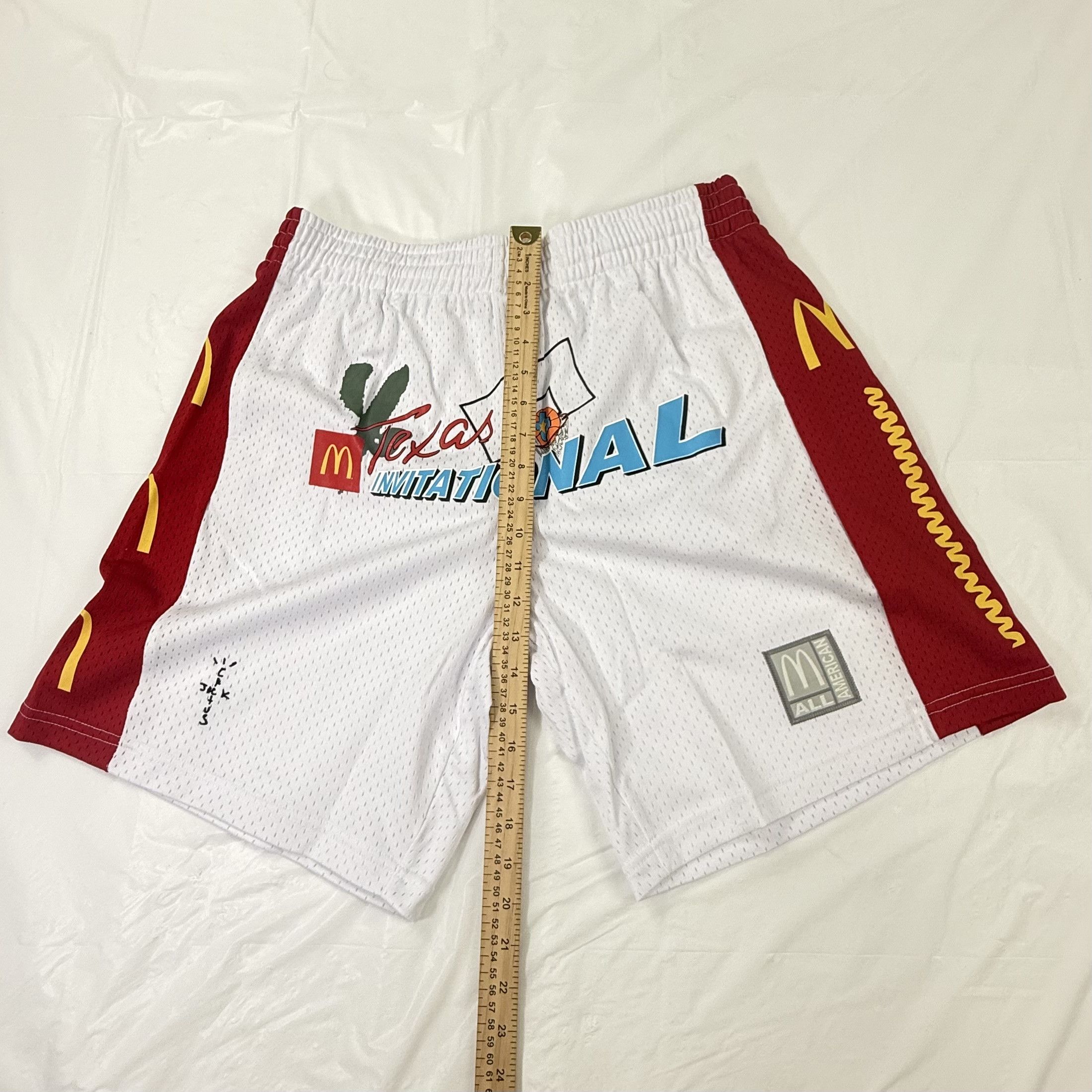 Travis Scott Travis Scott Cactus Jack McDonalds Mesh Shorts L Size US 32 / EU 48 - 6 Thumbnail