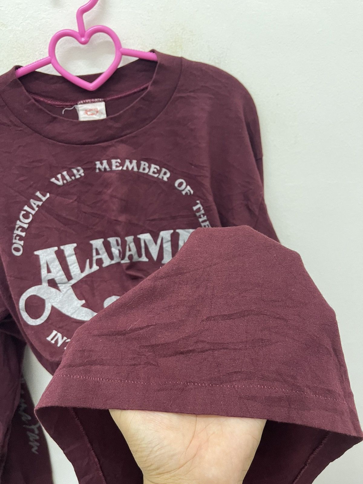 Band Tees Rare 80s Vintage ALABAMA VIP International Fan Club Limited Size US L / EU 52-54 / 3 - 5 Thumbnail