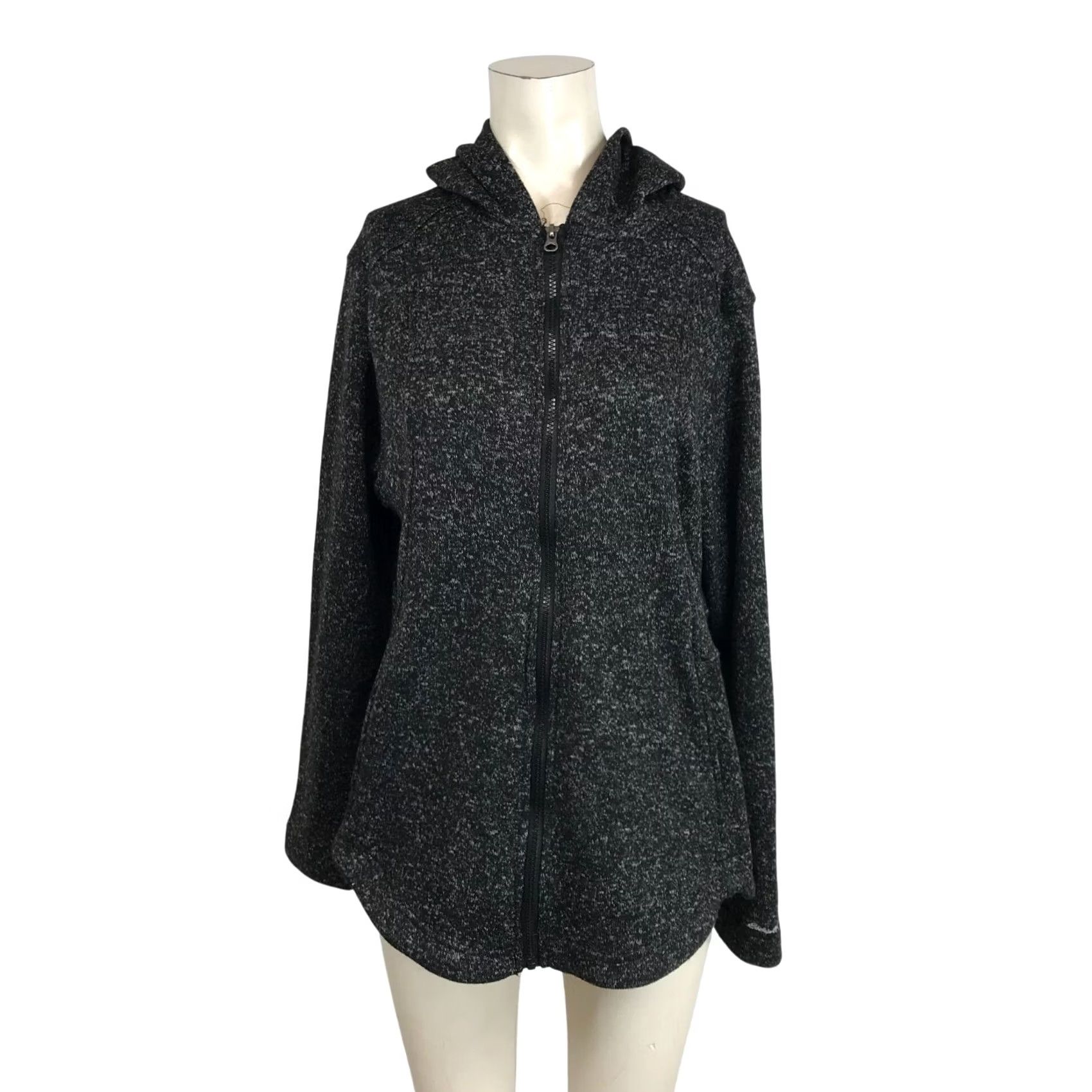 Eddie Bauer EDDIE BAUER - WOMEN'S XL BLACK FULL ZIP POLYESTER HOODED SWEATSHIRT JACKET Size XL / US 12-14 / IT 48-50 - 2 Thumbnail