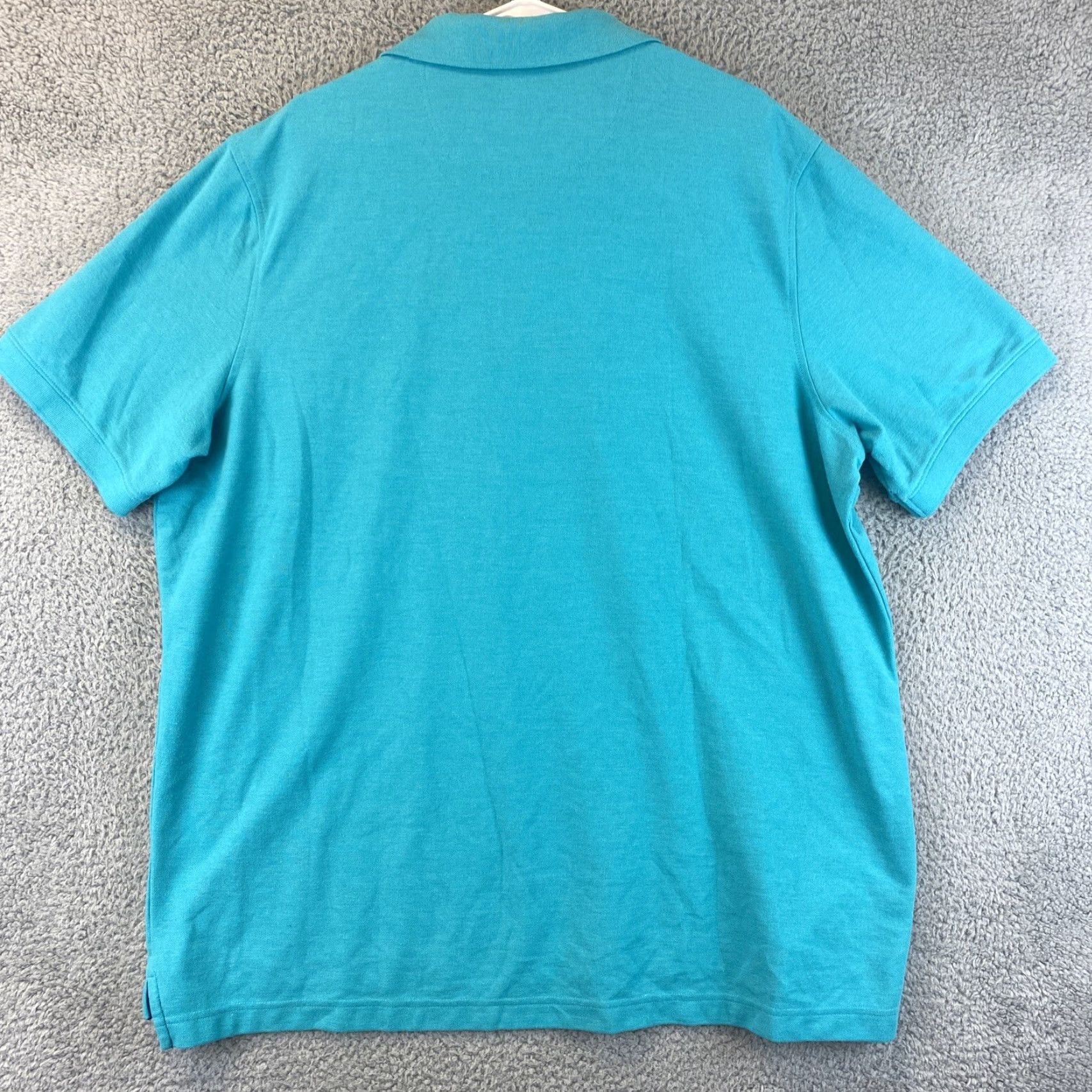 Croft & Barrow Croft & Barrow Polo Shirt Men 2X Big Green Aqua Short Sleeve 66-2 Polo Shirt Classic Golf Walking Mens Big & Tall Green Aqua Short Sleeve Polo 66-2 Size US XXL / EU 58 / 5 - 7 Thumbnail