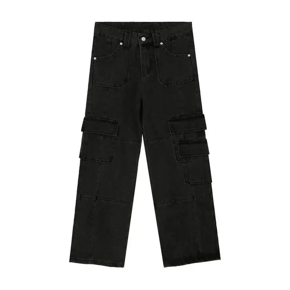 Japanese Brand Retro loose wide leg pocket jeans Size US 32 / EU 48 - 5 Thumbnail