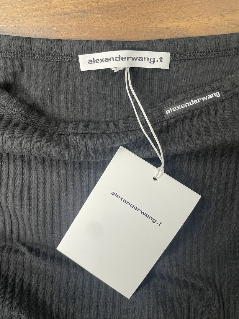 Alexander Wang ALEXANDER WANG Womens Cut-Out Ribbed Maxi Skirt Size 27" / US 4 / IT 40 - 3 Thumbnail